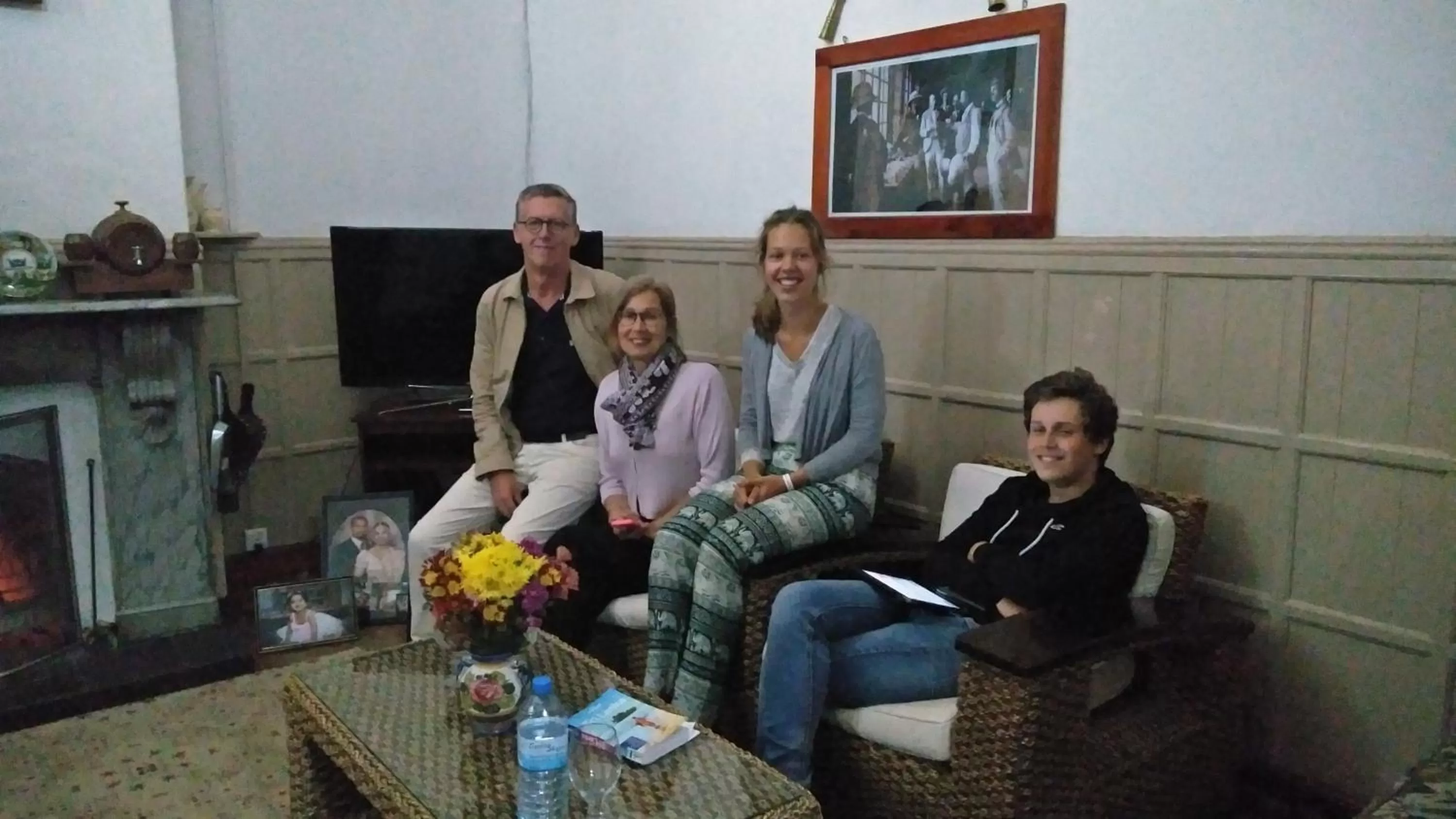 Communal lounge/ TV room in The Trevene Hotel