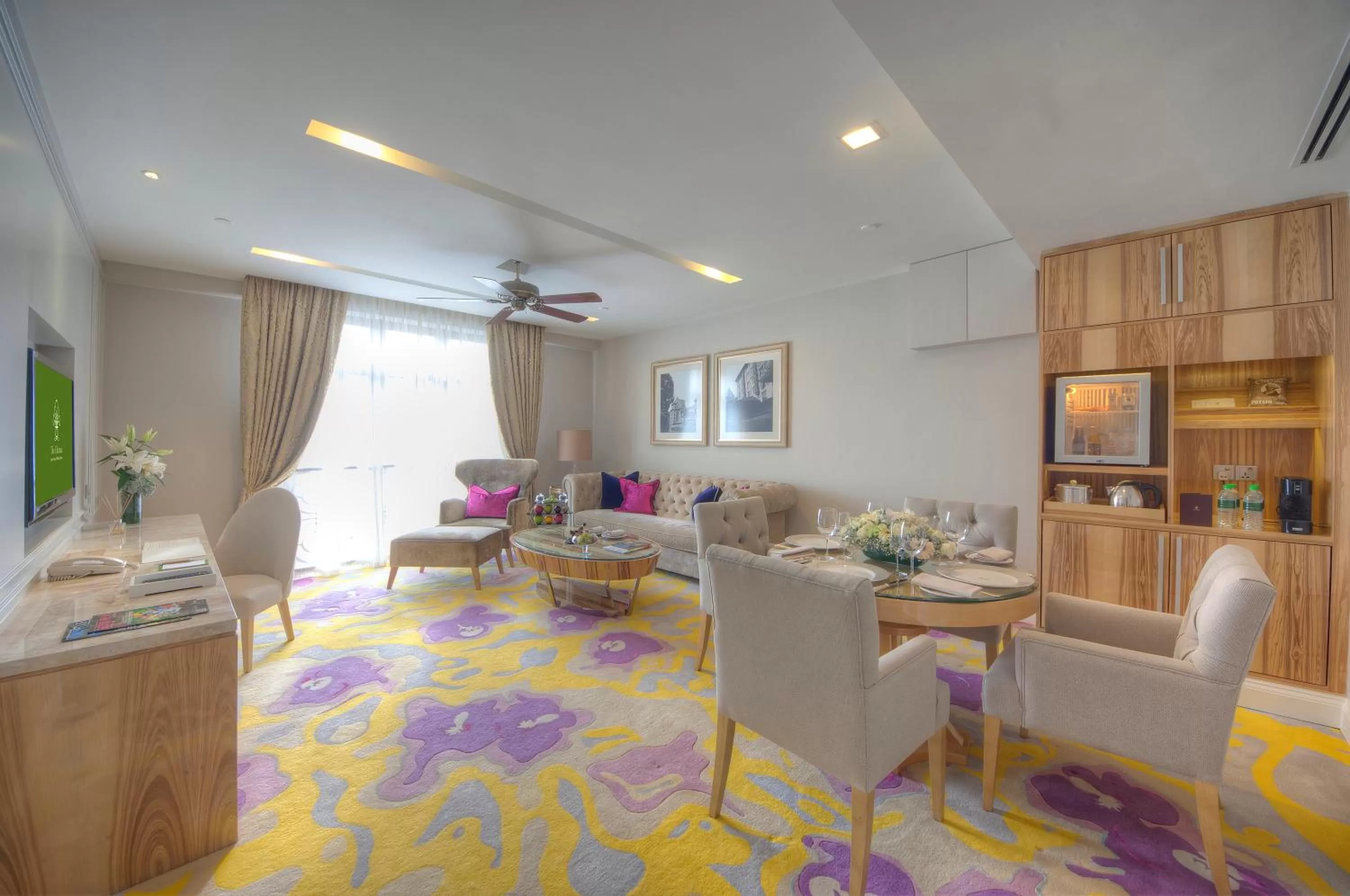 Seating area in The Chateau Spa & Wellness Resort