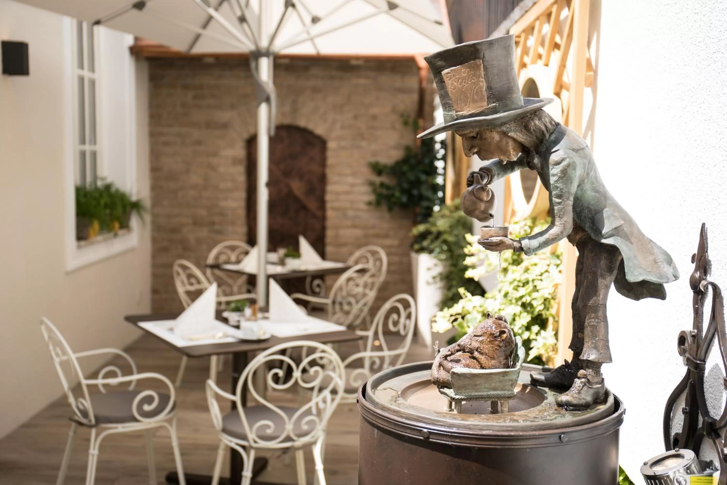 Patio in Hotel Bristol Salzburg