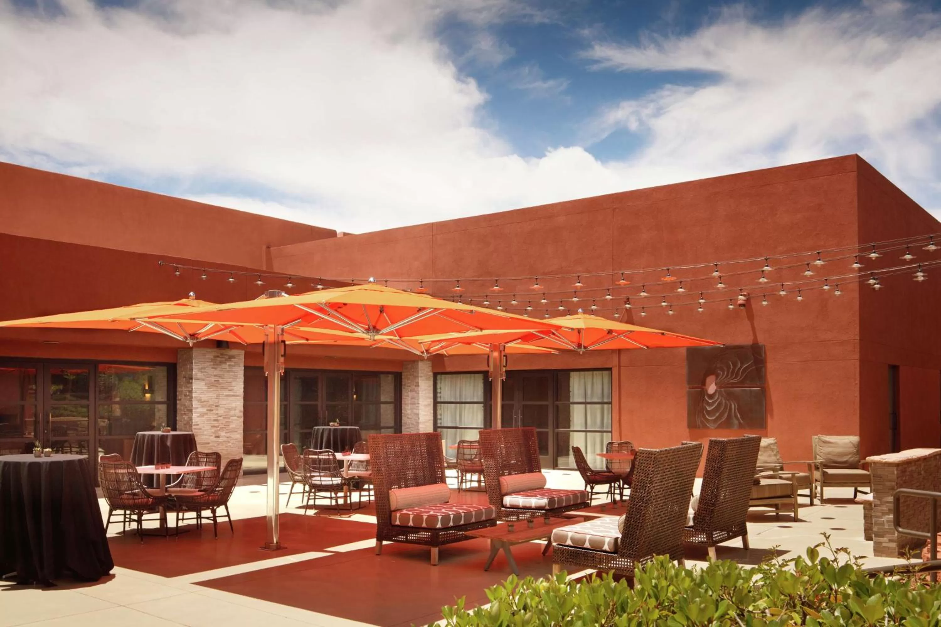 Inner courtyard view in Hilton Sedona Resort at Bell Rock