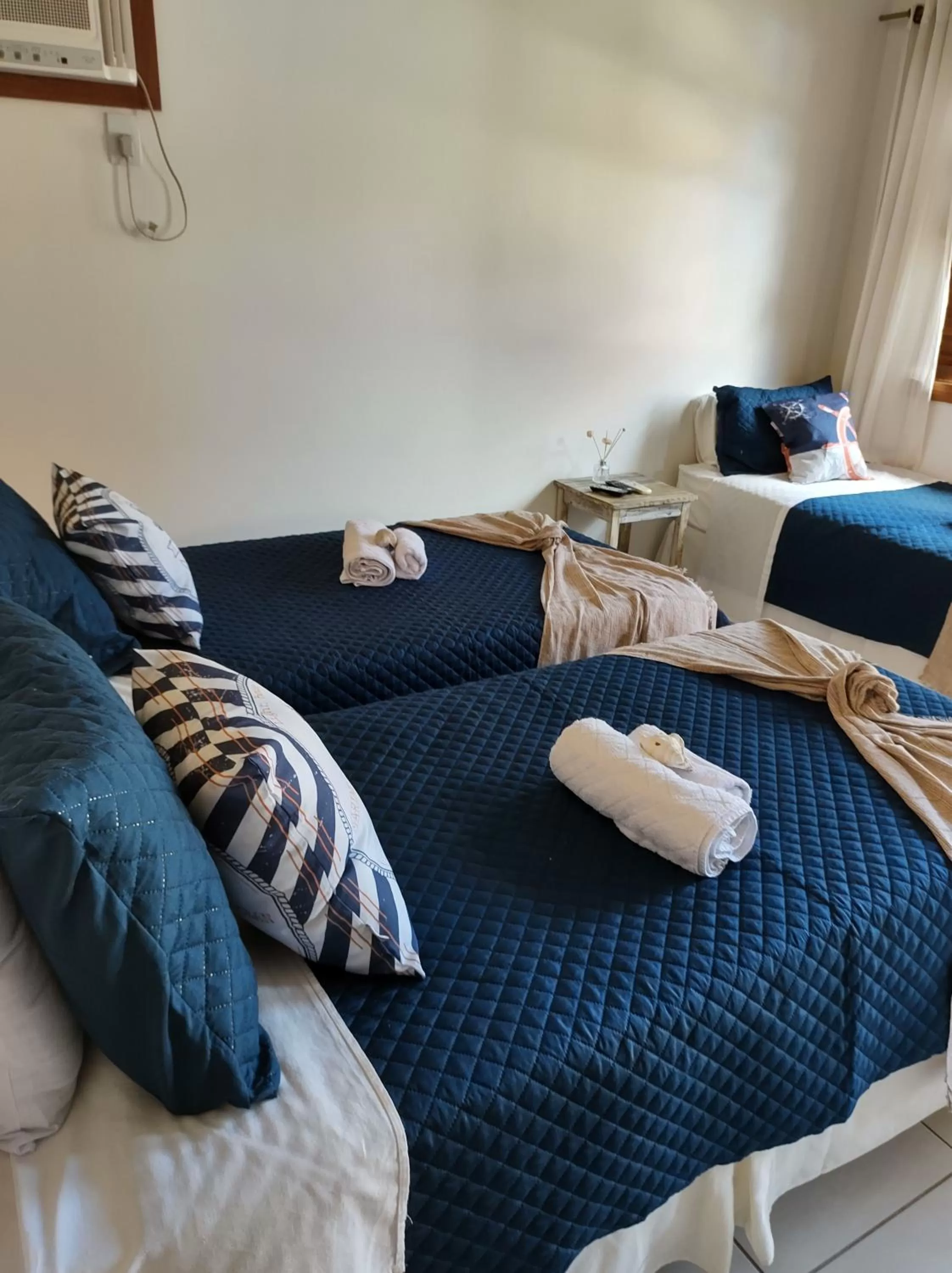 Bed in Pousada Casa da Aroeira