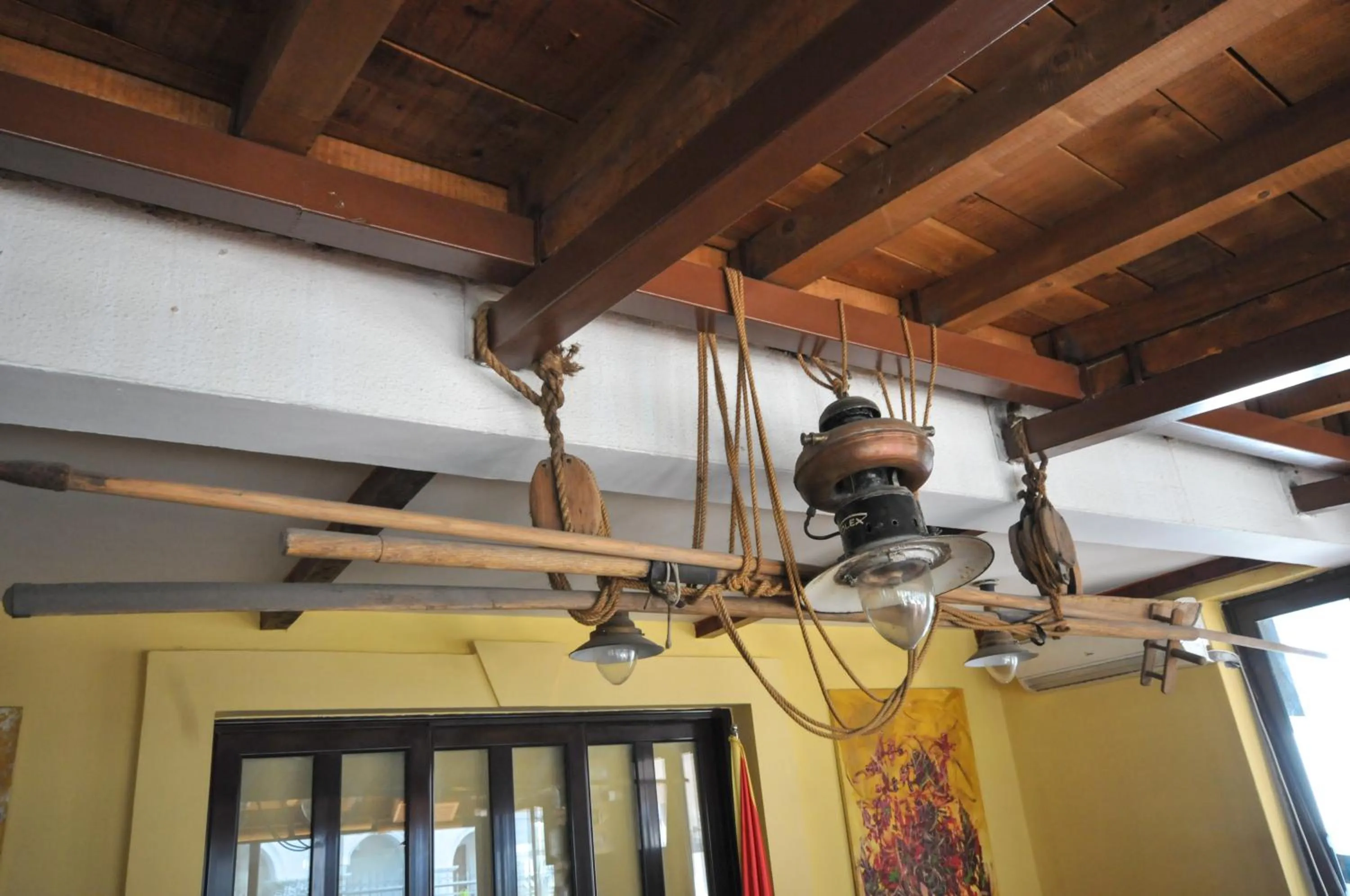 Decorative detail in Hotel Oaza