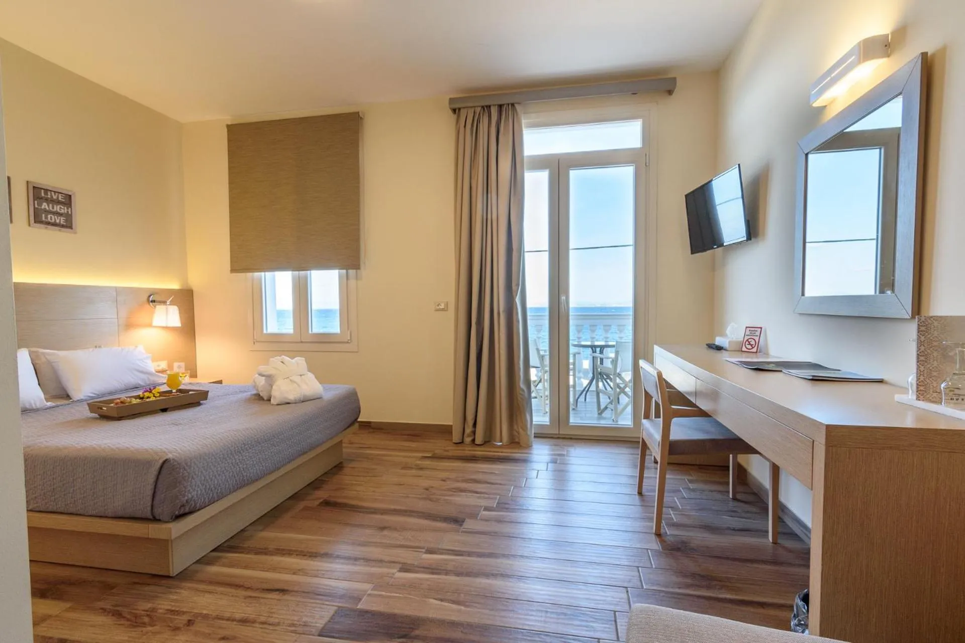 Bed in Grecian Castle Chios