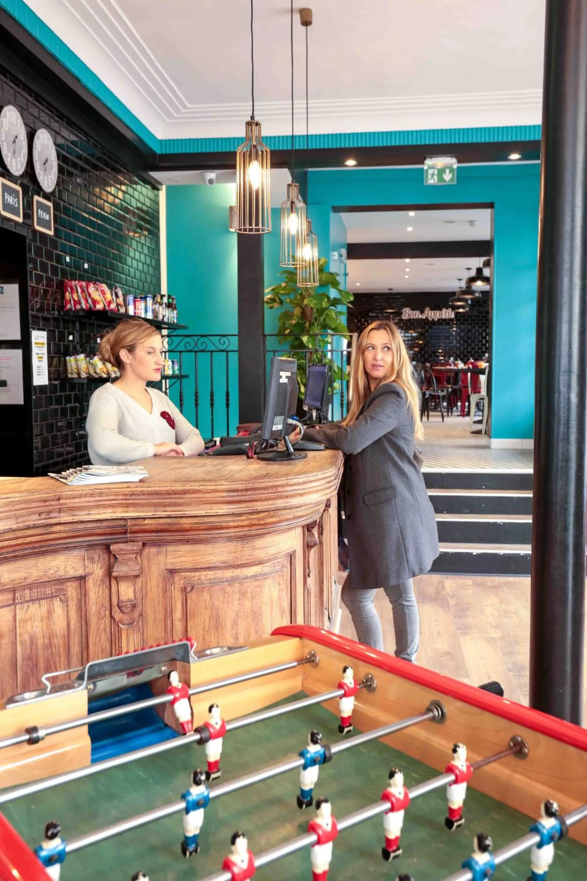 Staff in Arty Paris Porte de Versailles by River