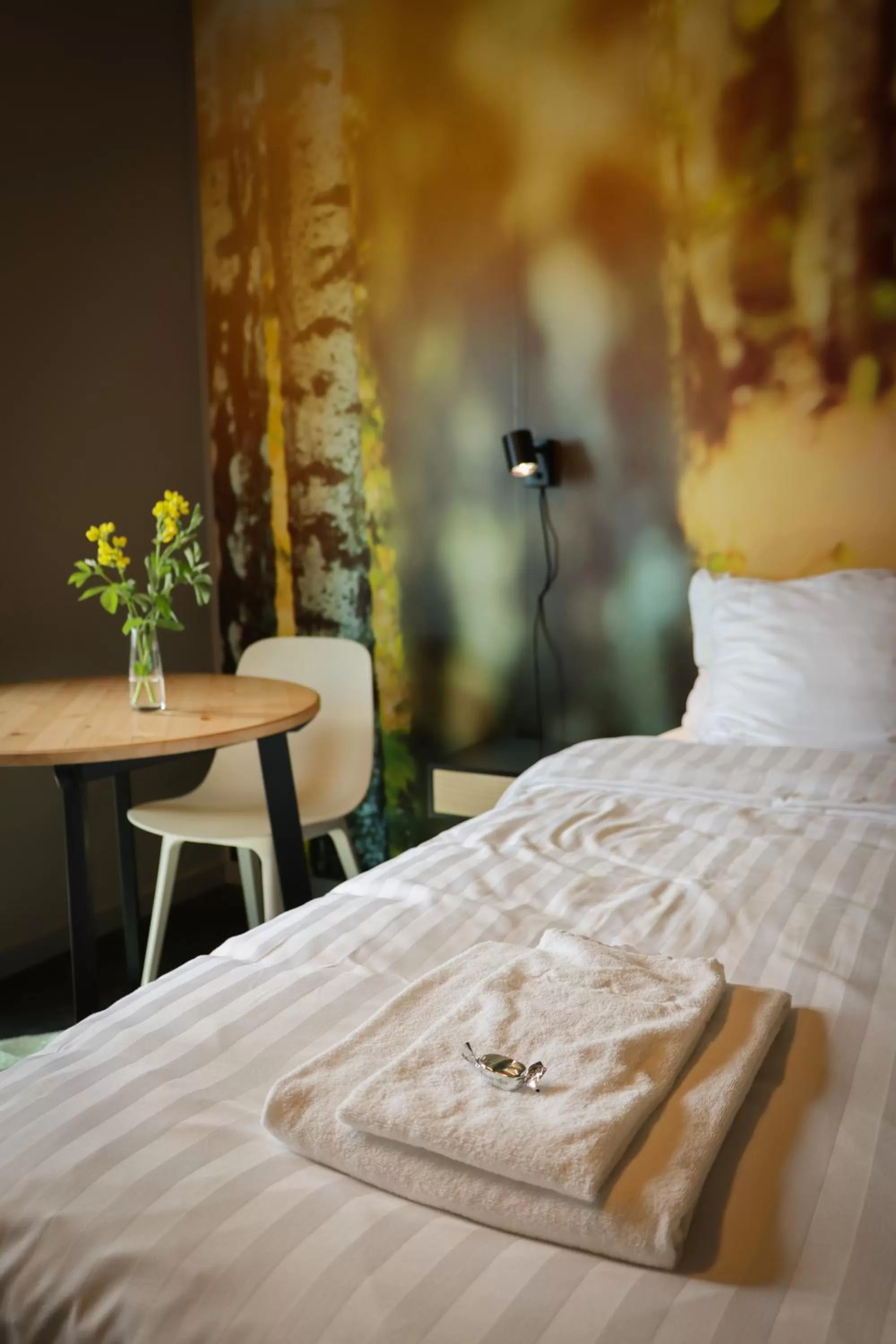 Decorative detail, Bed in Park Hotel Liminka