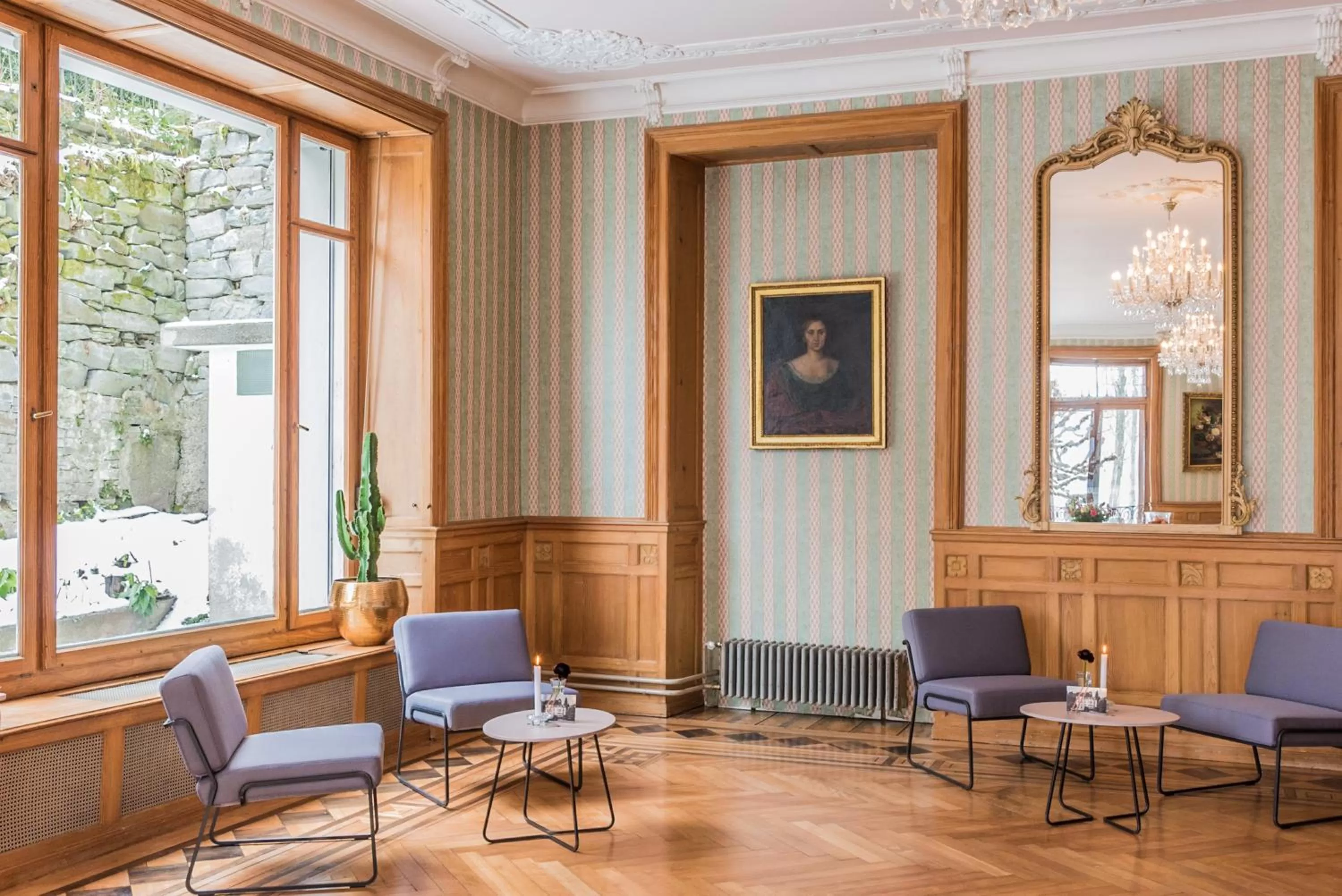 Seating area in Hotel Beau Séjour Lucerne