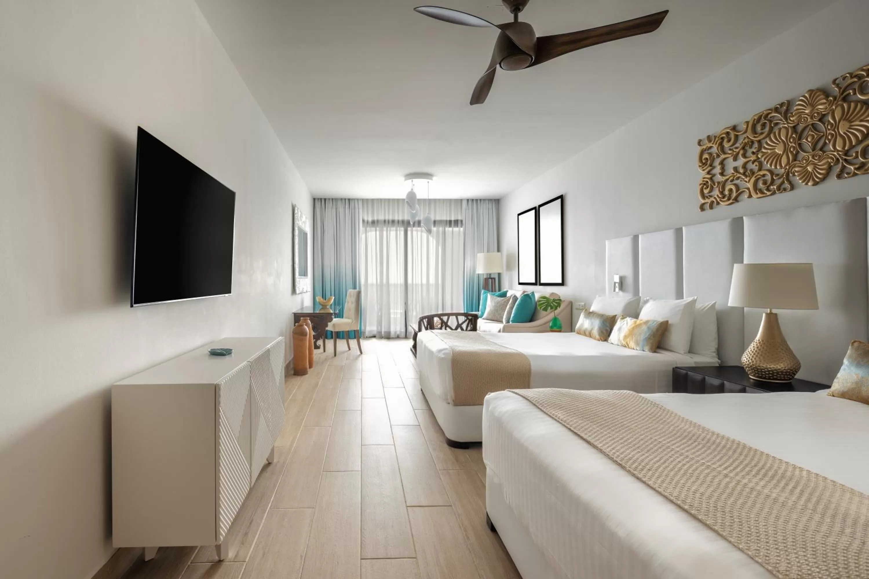 Bed in Sanctuary Cap Cana, a Luxury Collection Resort, Dominican Republic, Adult All-Inclusive