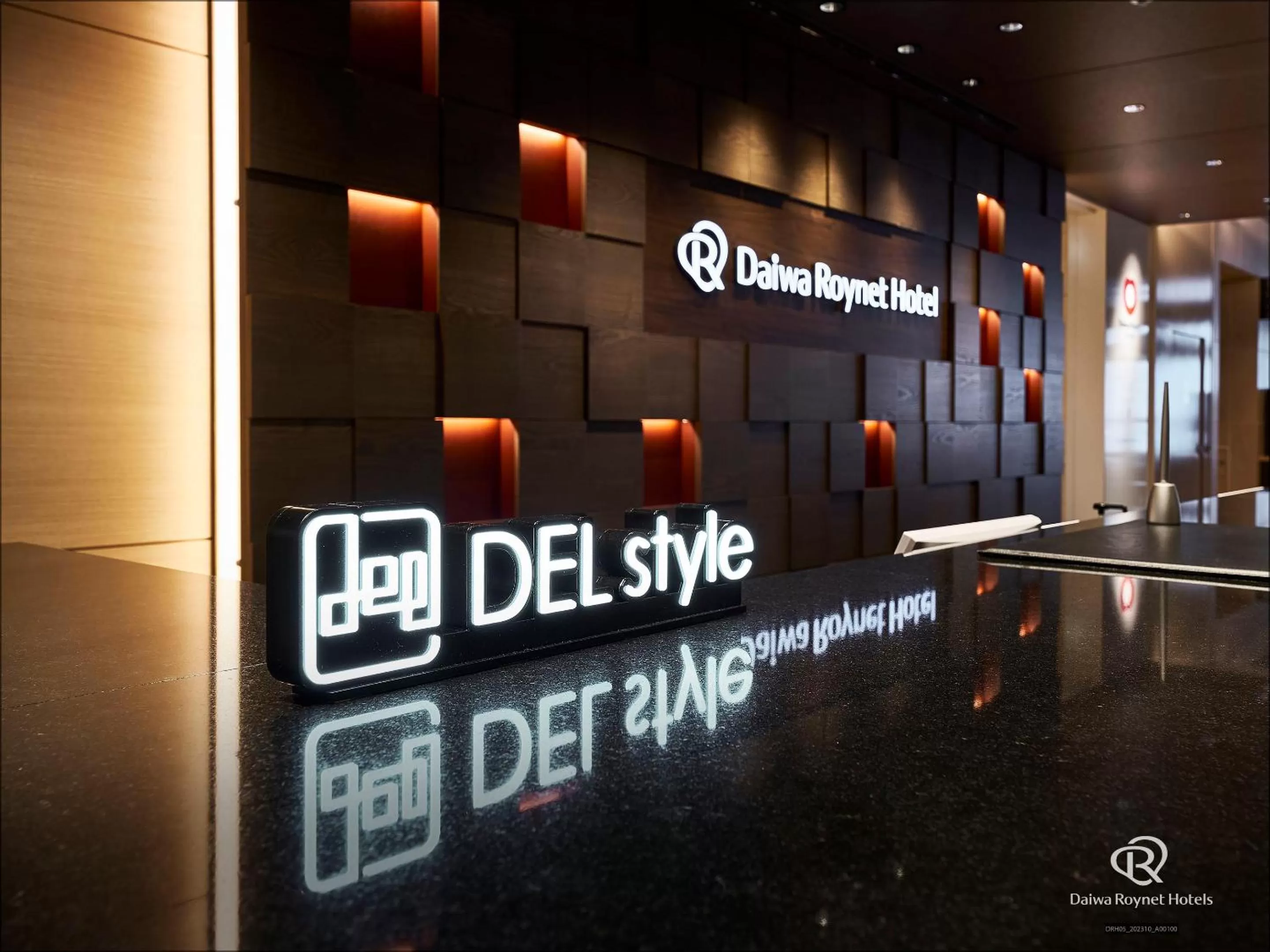 Property logo or sign in DEL style Osaka-Shinsaibashi by Daiwa Roynet Hotel