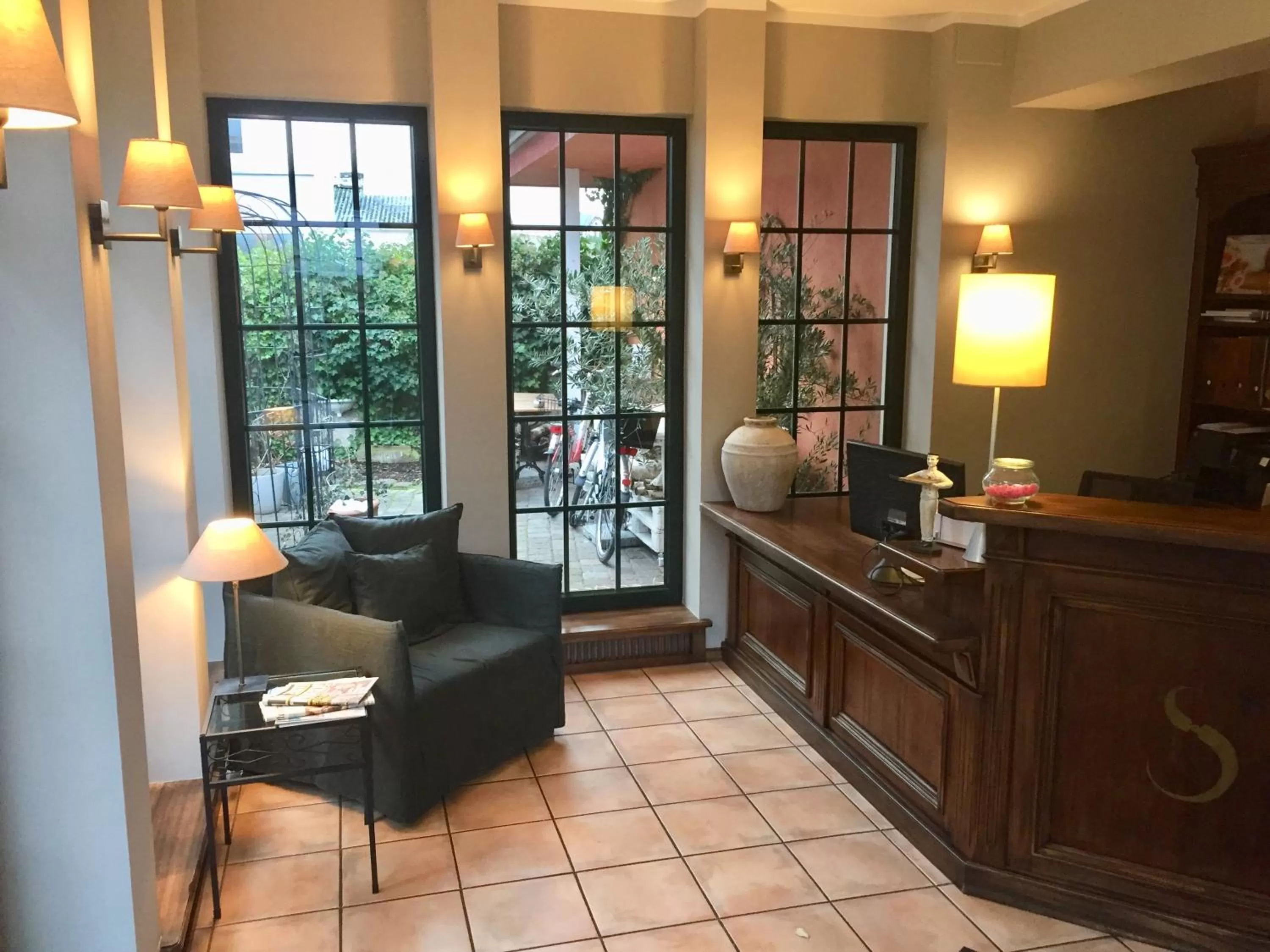 Lobby or reception in Hotel Stein - Schiller's Manufaktur