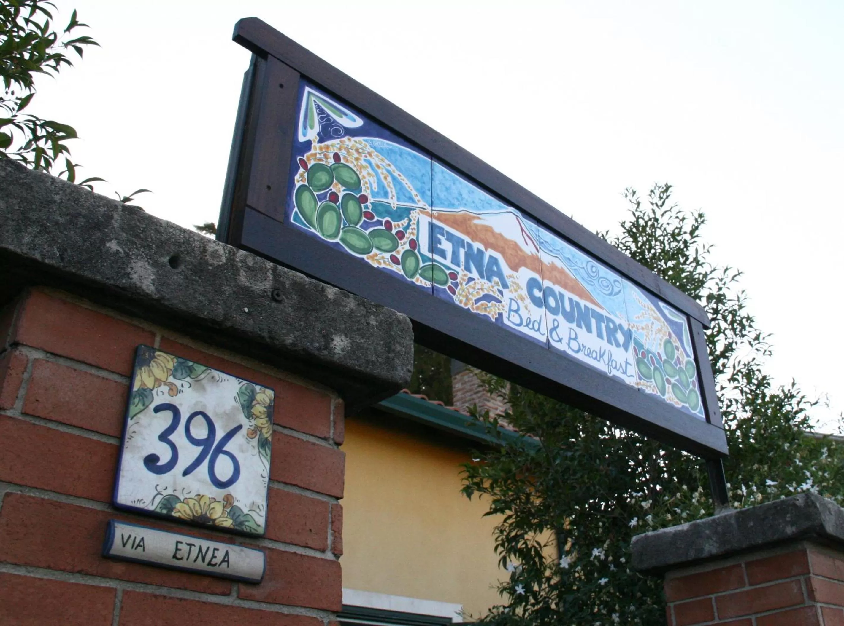 Property building in B&B Etna Country