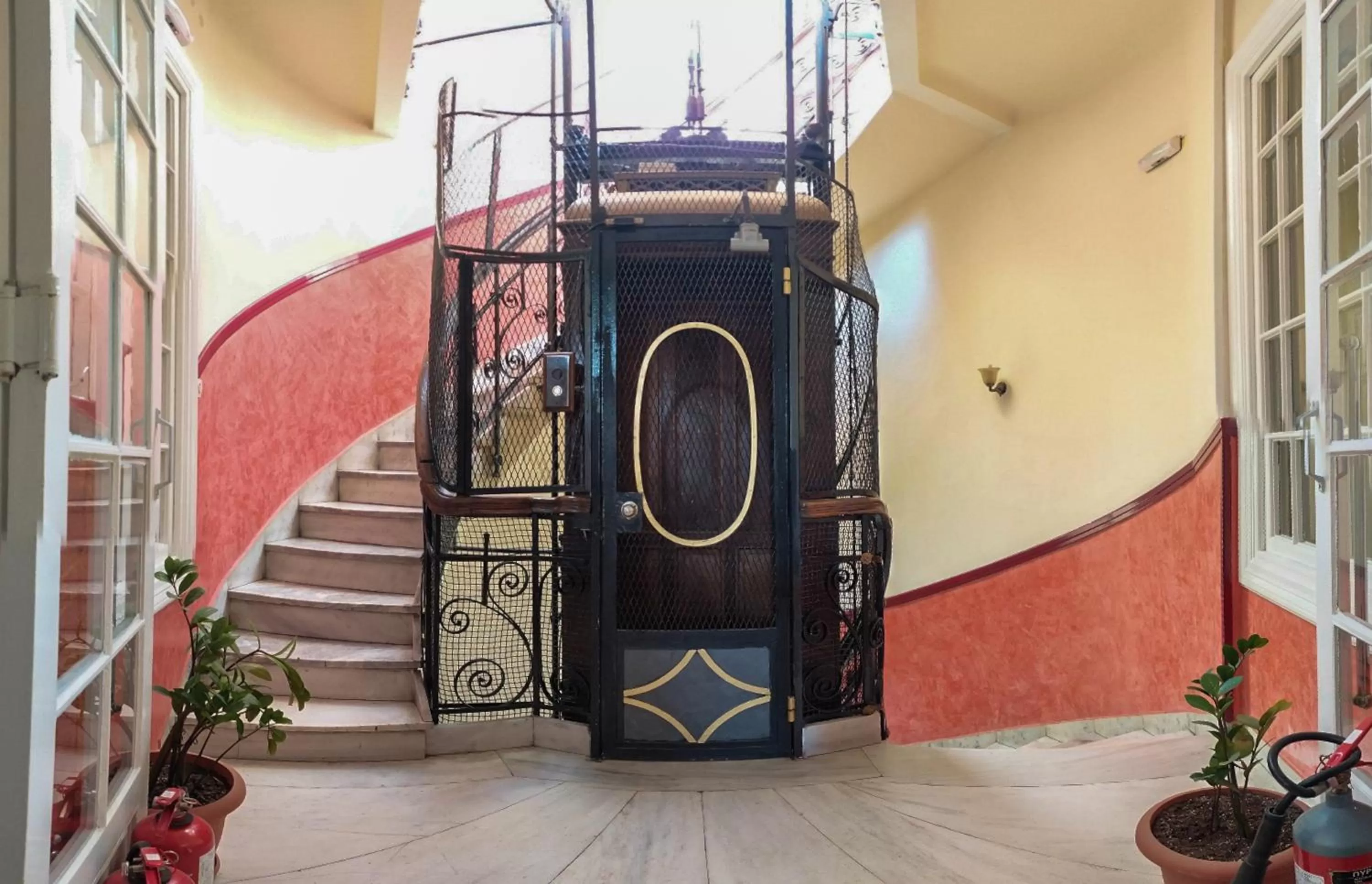 Decorative detail in Cecil Hotel