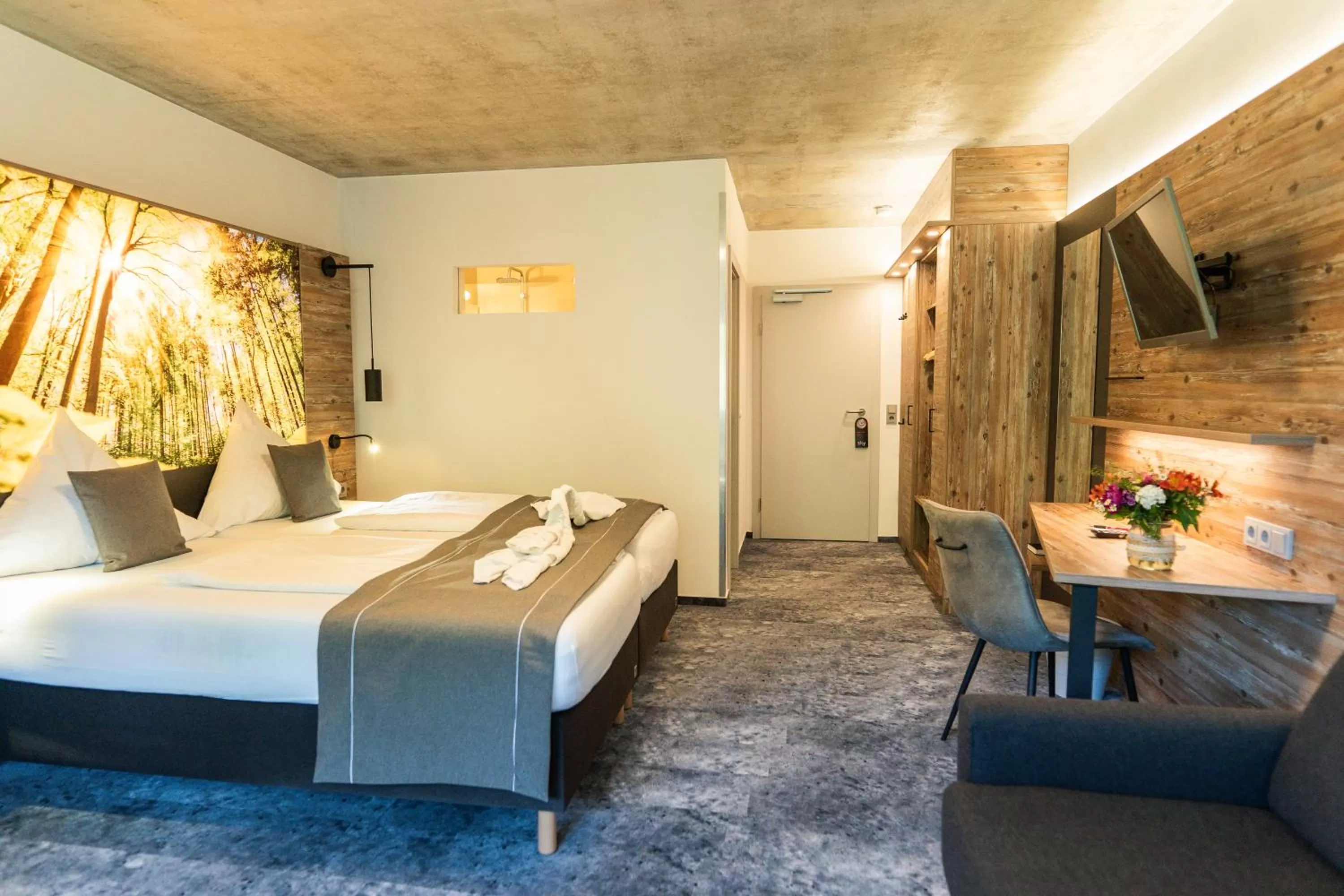 Bedroom, Bed in Hotel Christel