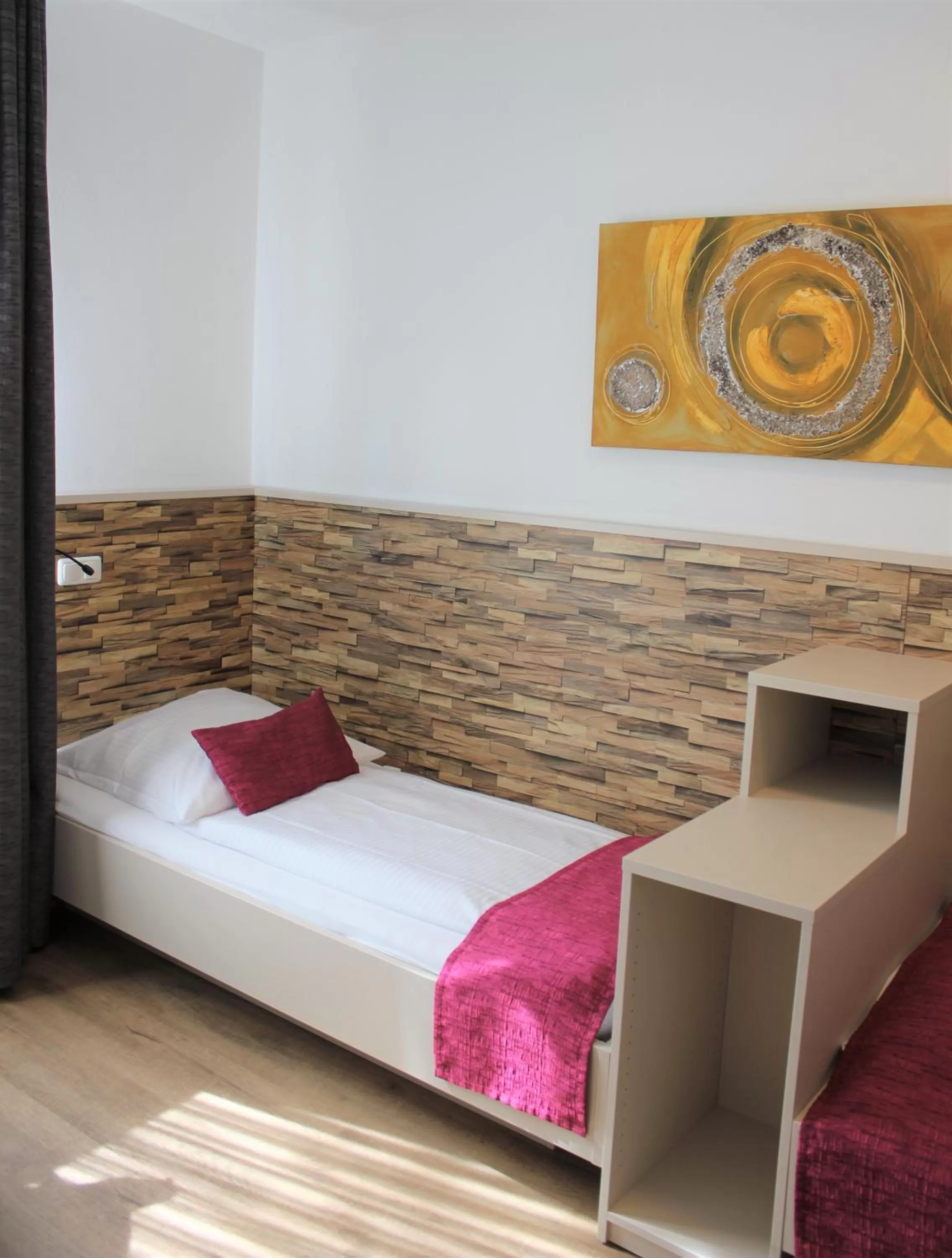 Photo of the whole room, Bed in Am Blumenhaus