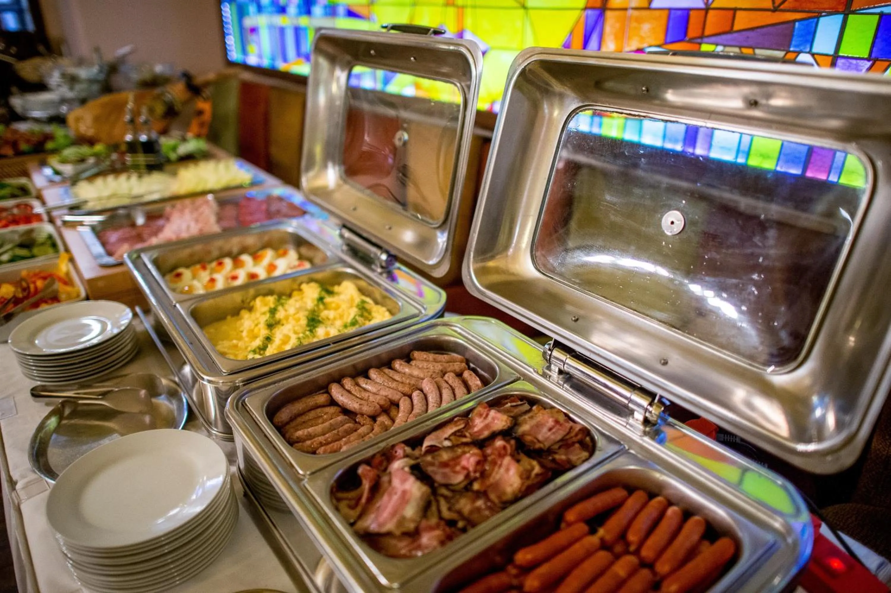 Buffet breakfast in Hotel Salvator