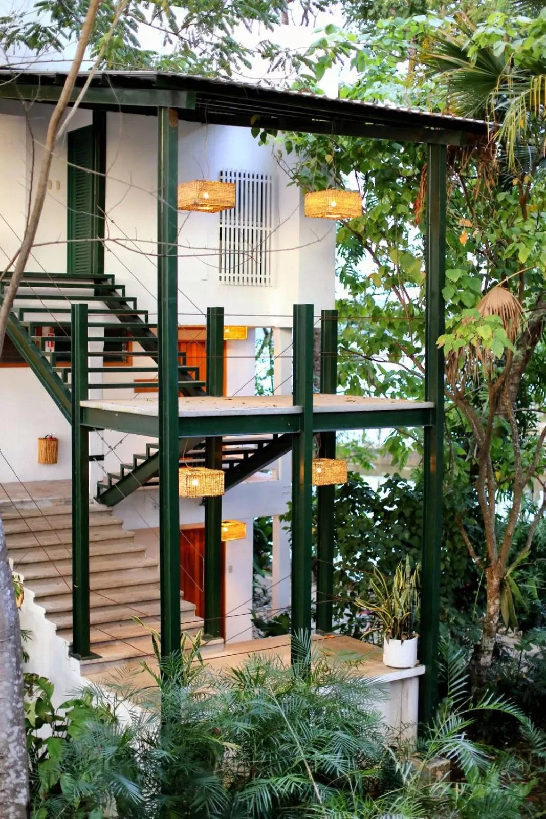 Inner courtyard view in Hotel Maya Internacional