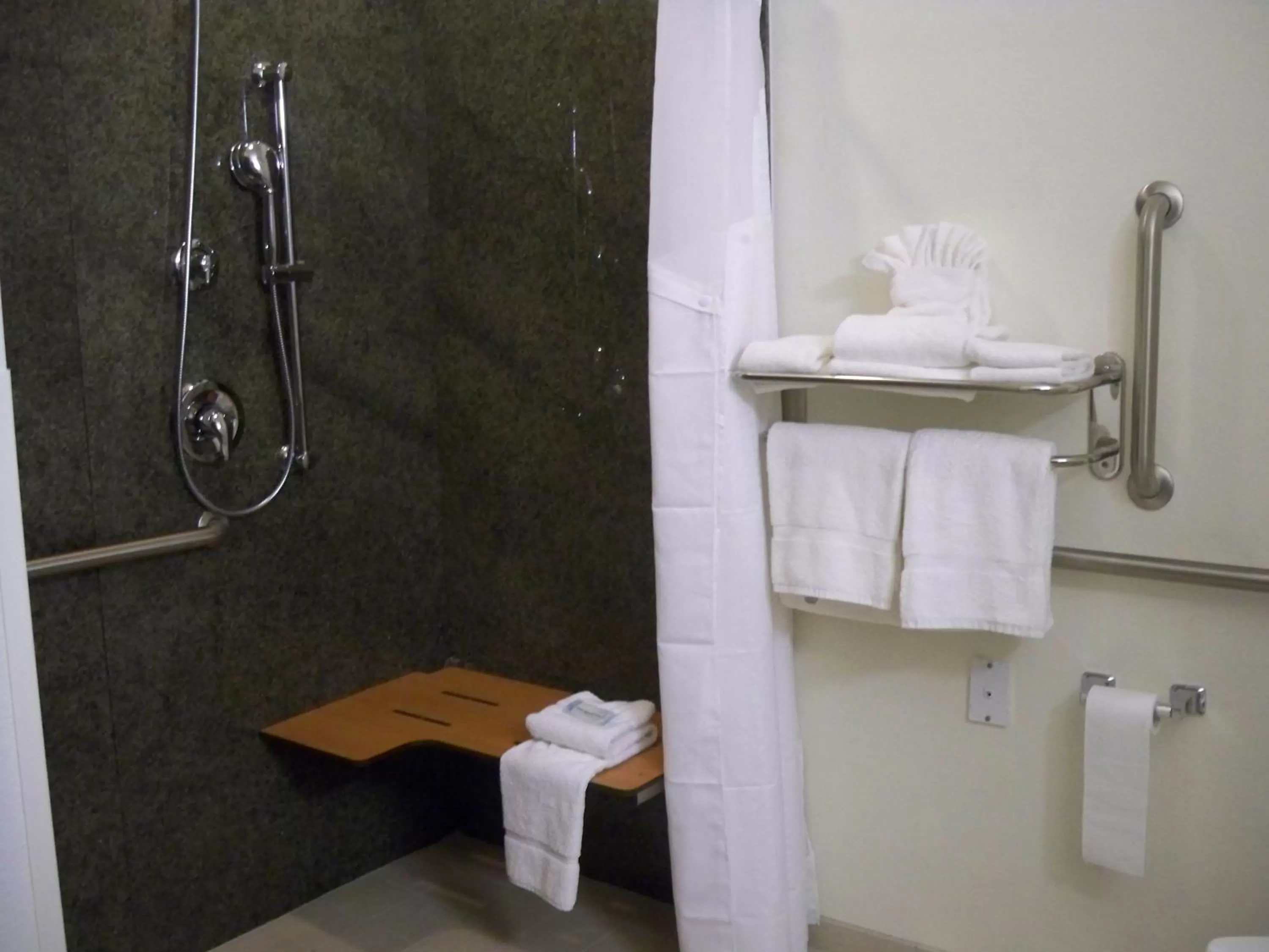 Shower in Holiday Inn Express & Suites - Omaha I - 80 by IHG