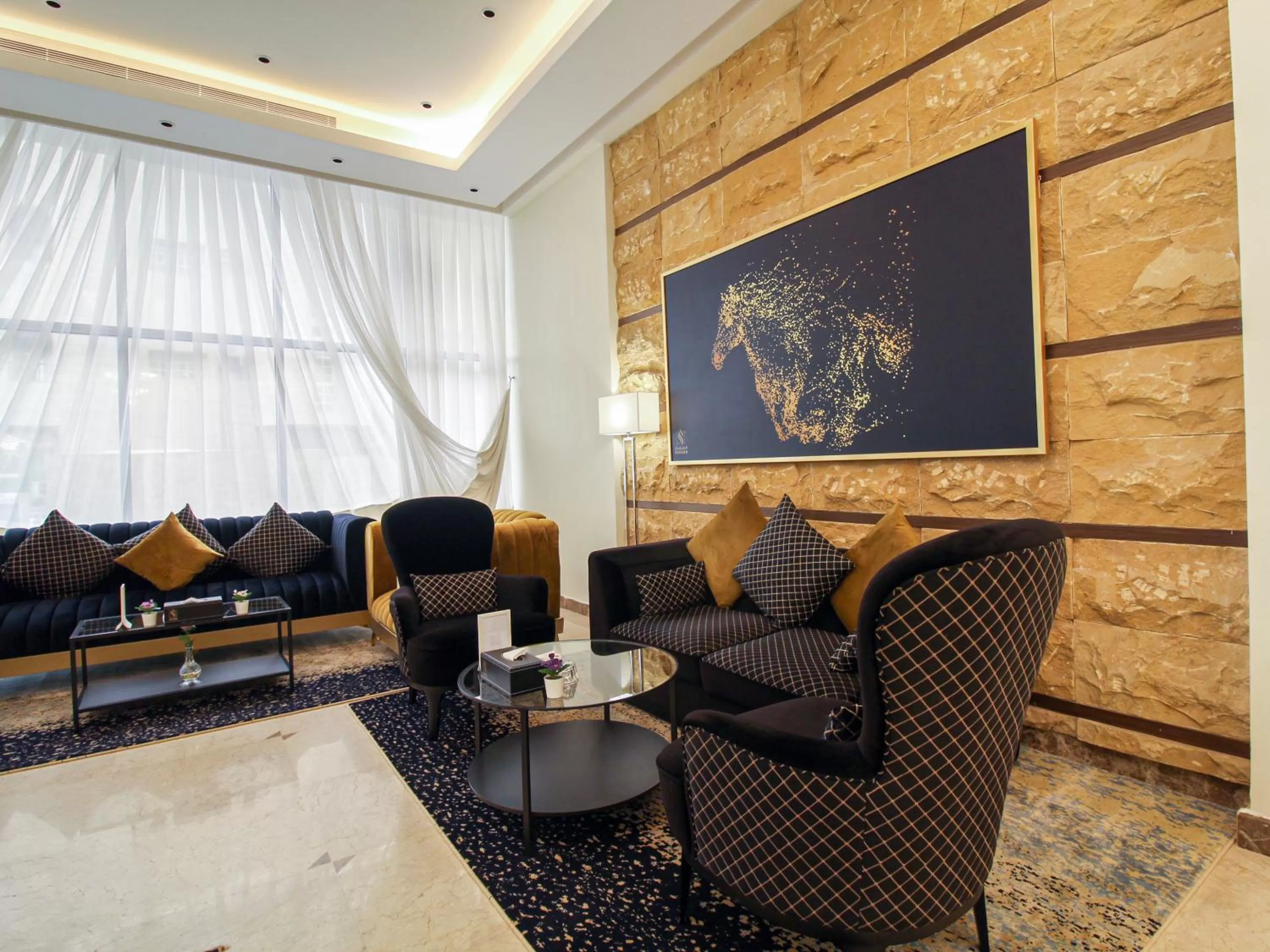 Seating Area in Friesian Hotel Suites