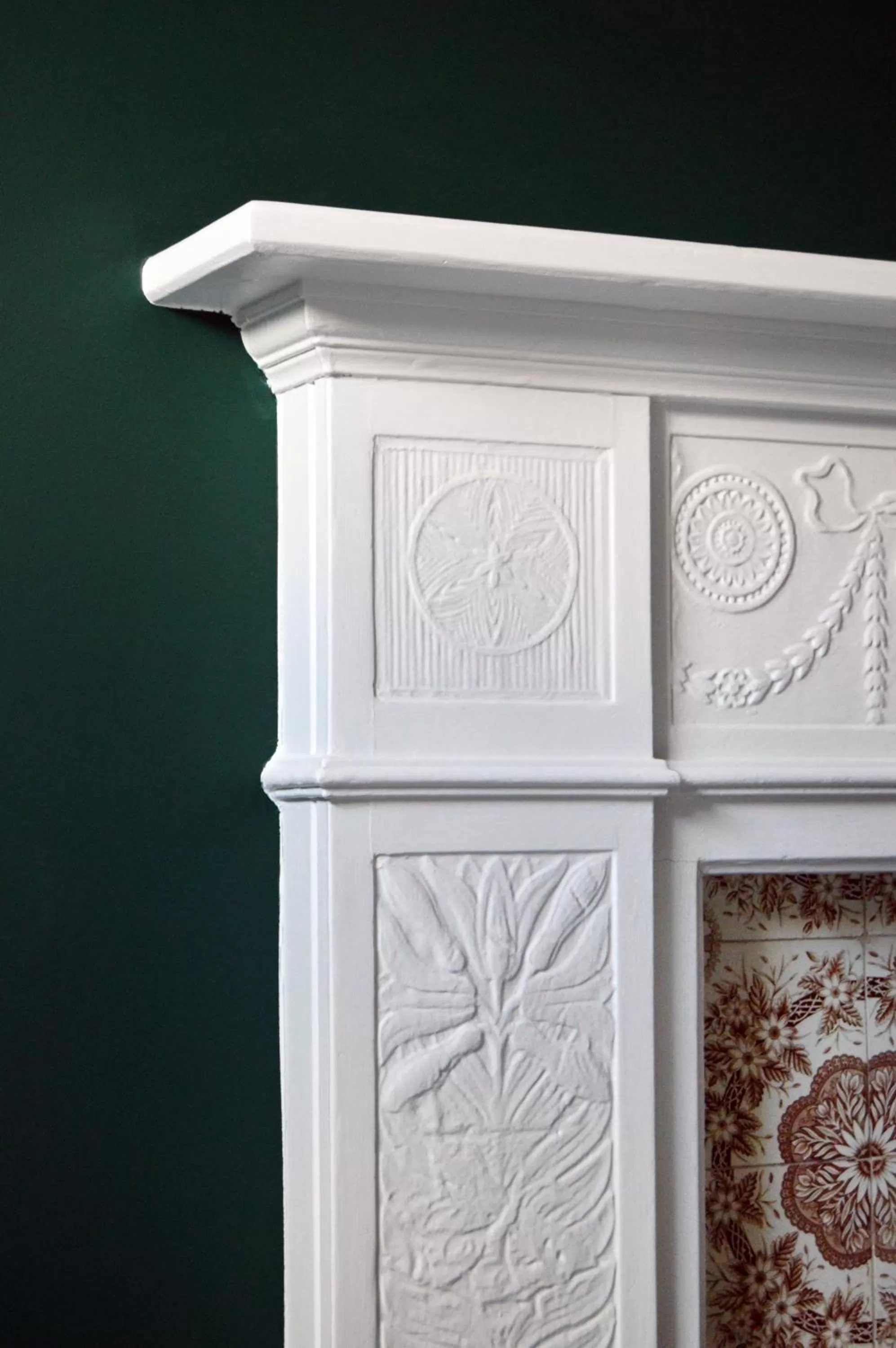 Decorative detail in The Kings Arms