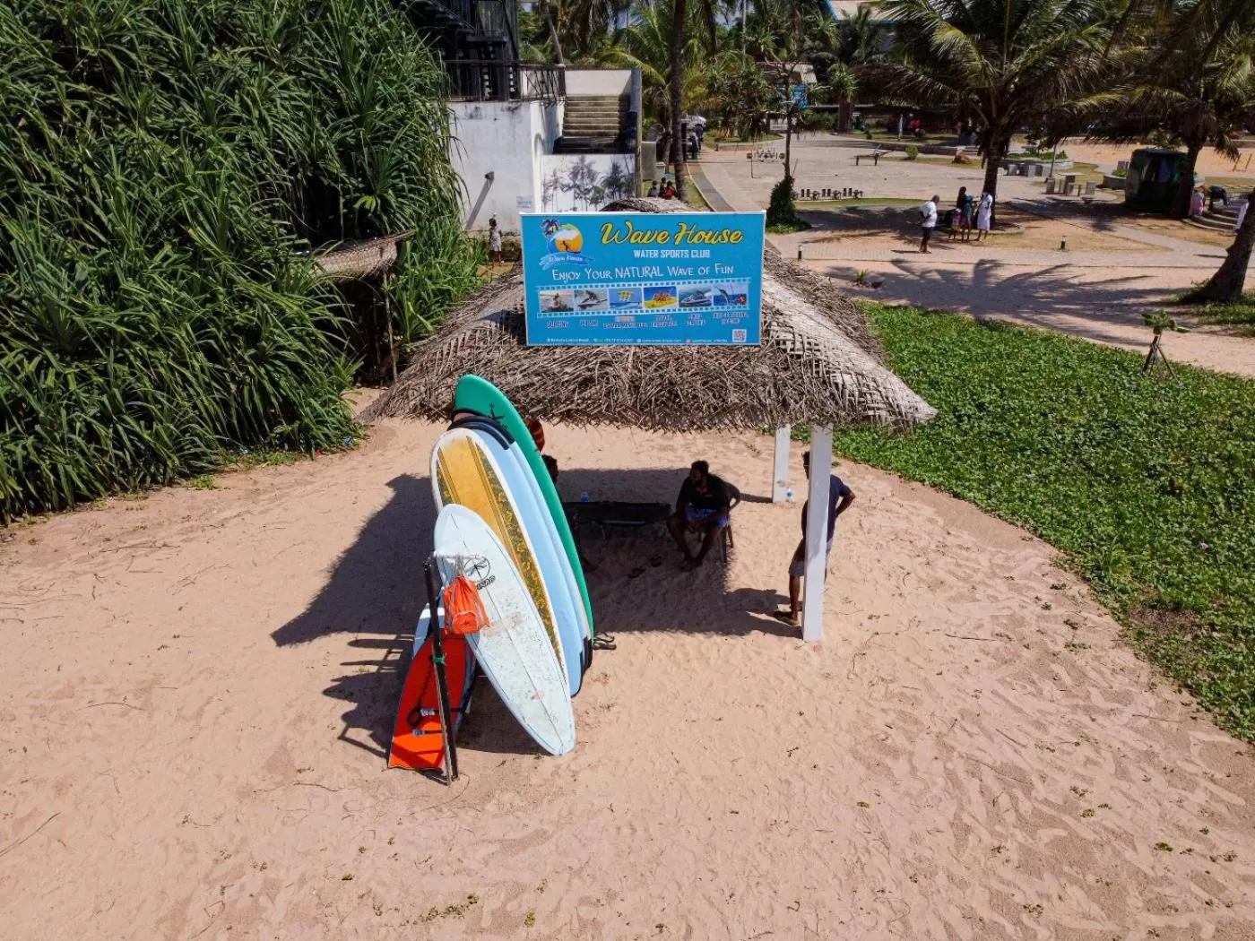 Bird's eye view, Beach in Chami Villa Bentota