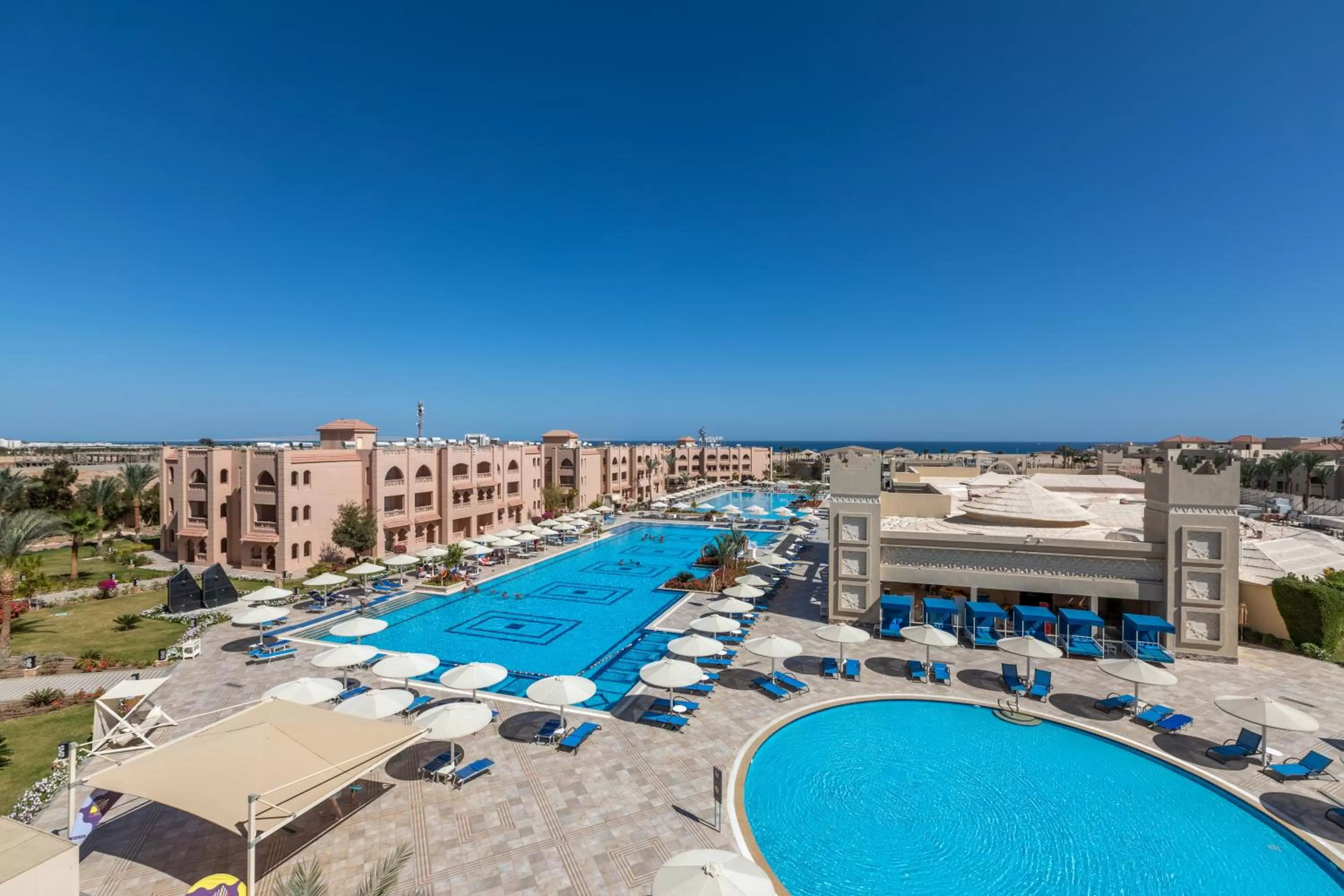 Bird's eye view in Pickalbatros Aqua Vista Resort - Hurghada