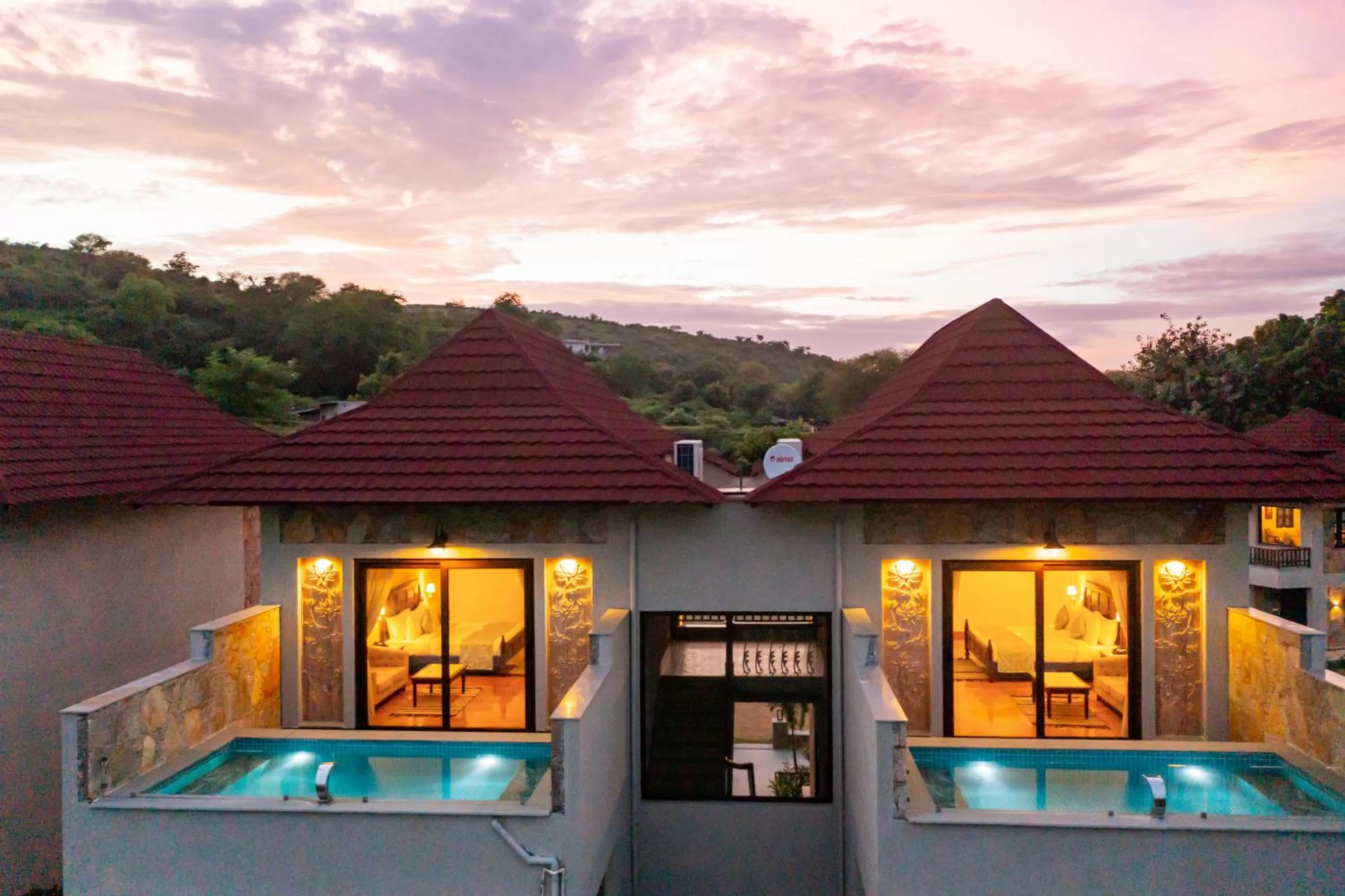 Property building in Sarasiruham Resort - Private Pool Villa in Udaipur