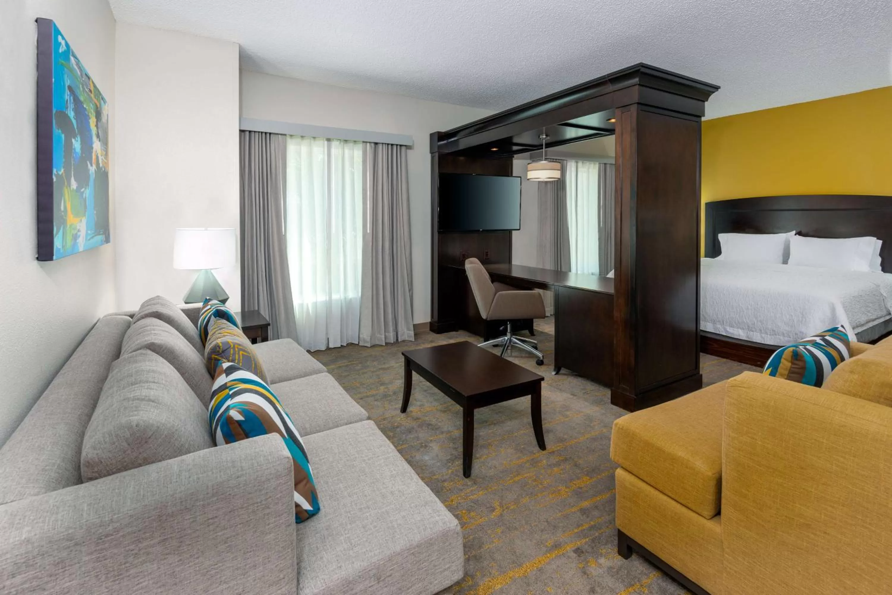 Bedroom, Bed in Hampton Inn and Suites Sarasota/Lakewood Ranch