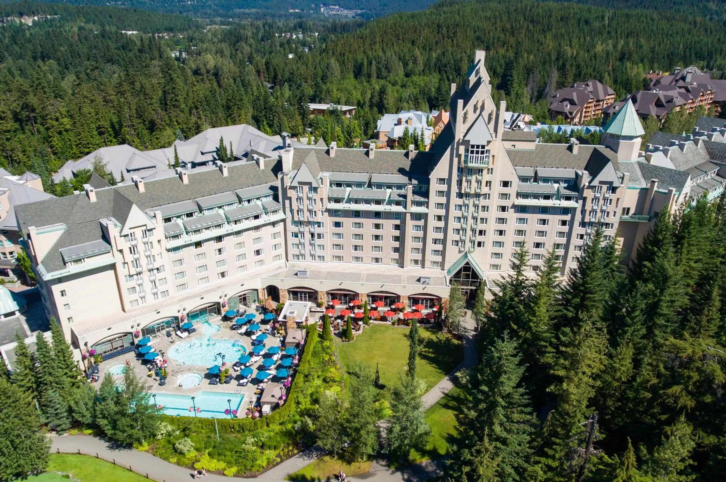Bird's eye view in Fairmont Chateau Whistler