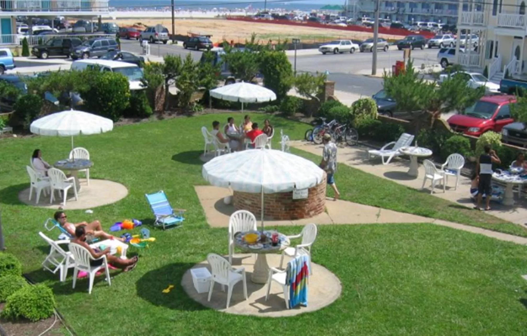 Balcony/Terrace in Blue Water Motel