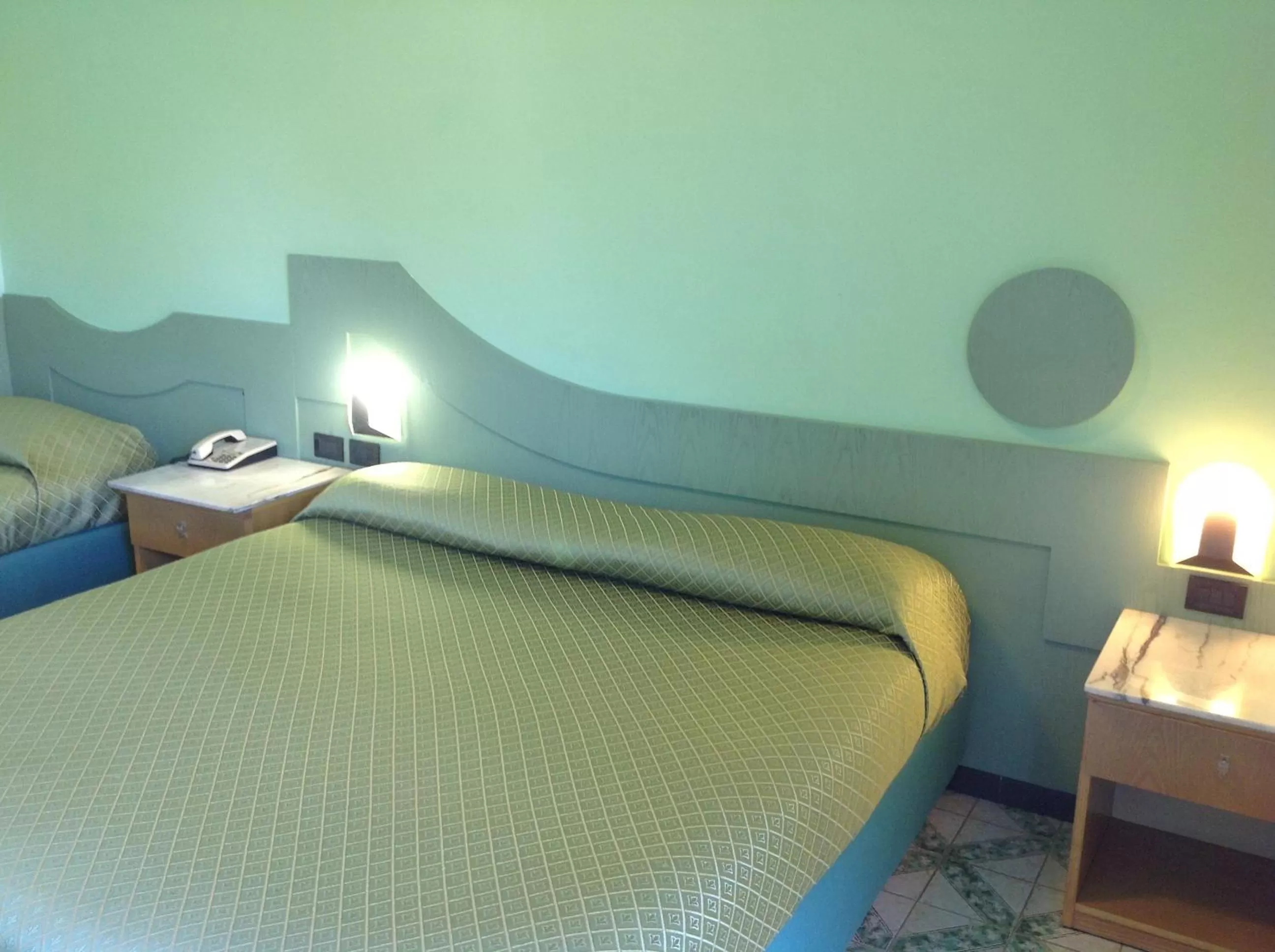 Decorative detail, Bed in Hotel Giovanna