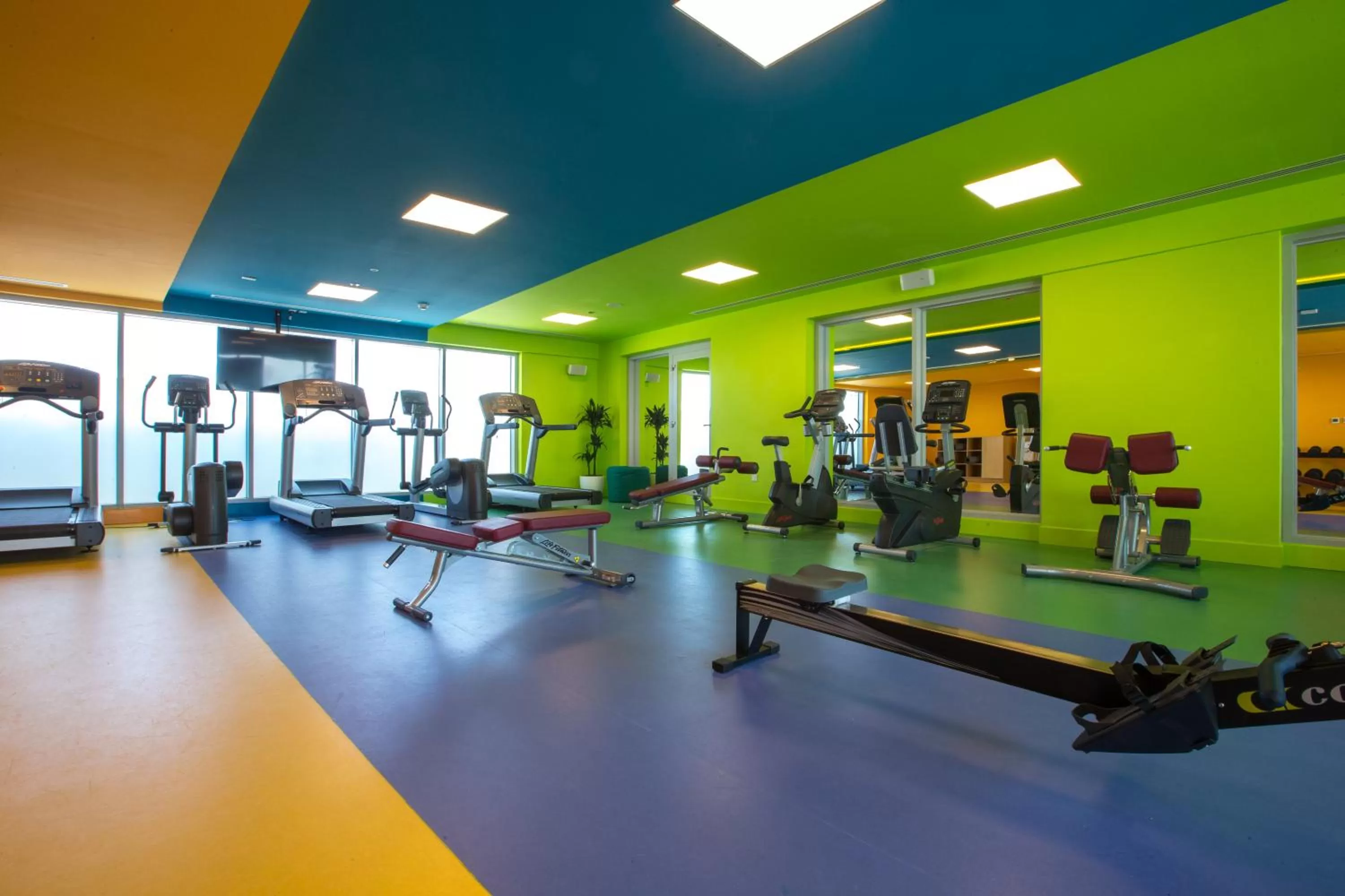 Fitness centre/facilities in Park Inn by Radisson Dubai Motor City