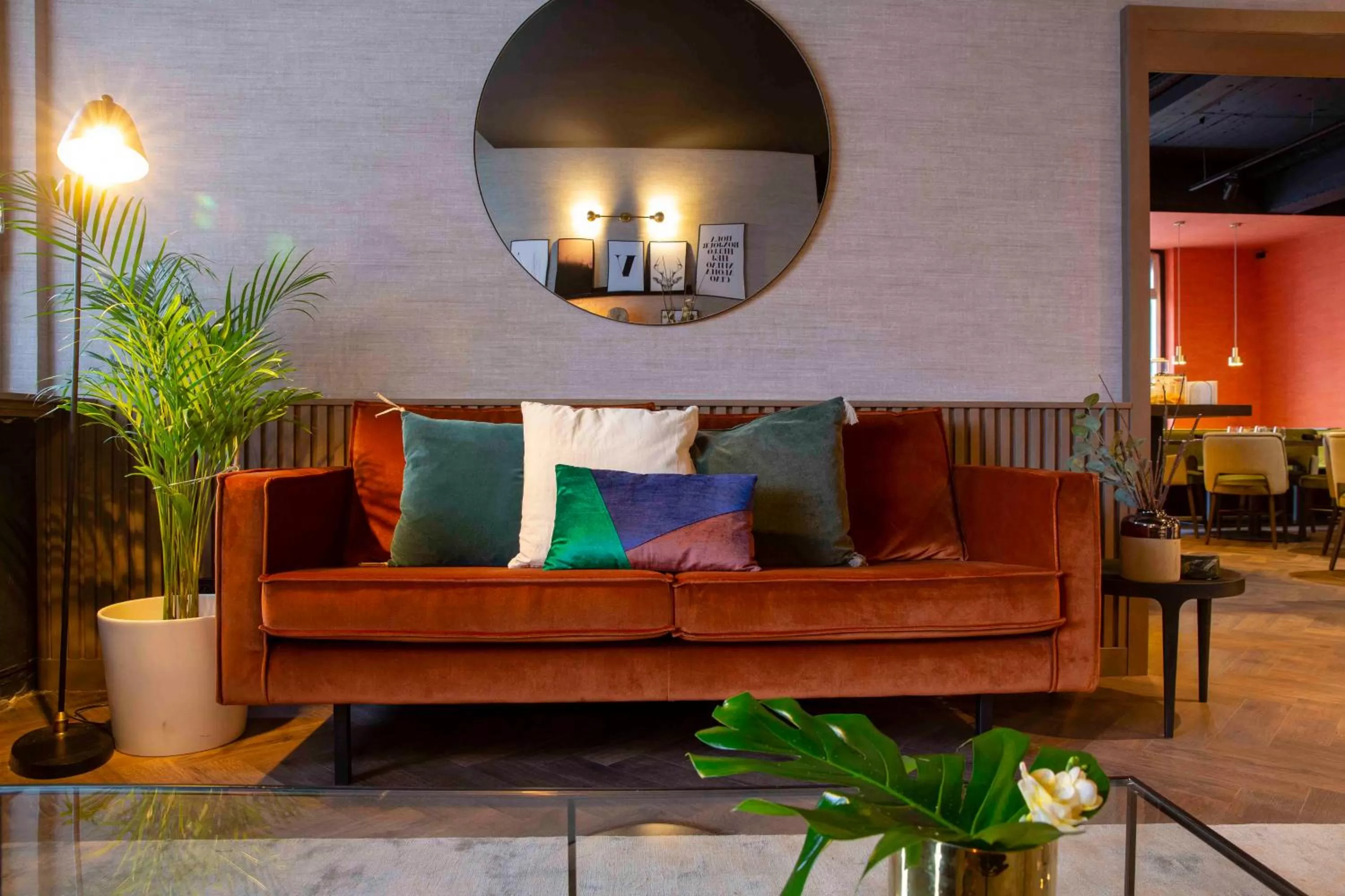 Lobby or reception in Hôtel Restaurant Vaillant Colmar Nord