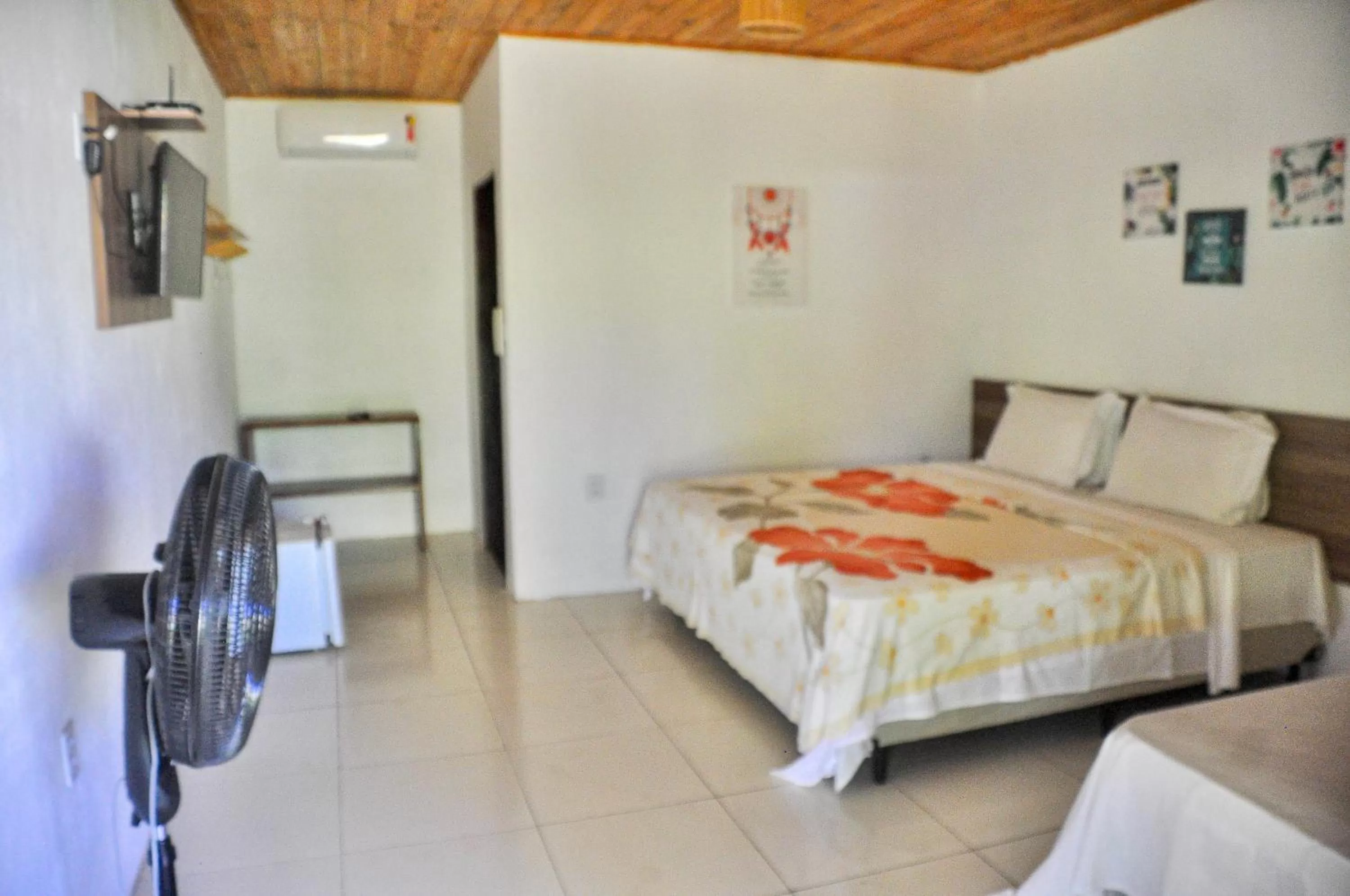 Bed in Pousada e Restaurante Encanto das Águas