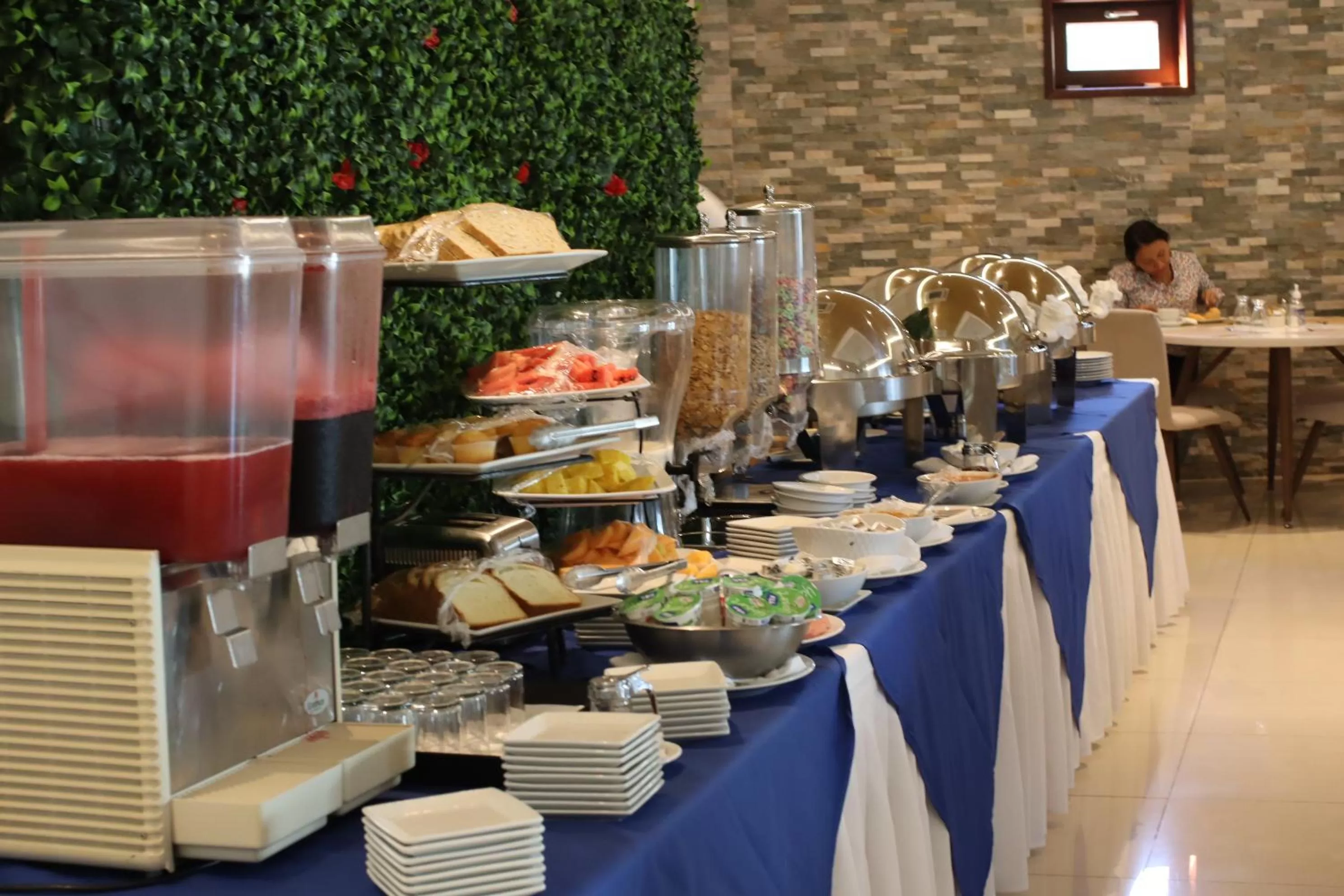 Buffet breakfast in Hotel Agualcas