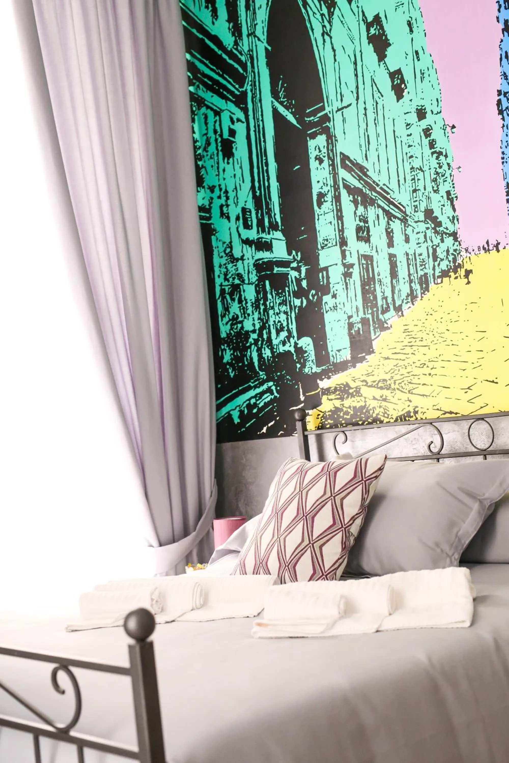 Bed in NapoliMia Boutique Hotel