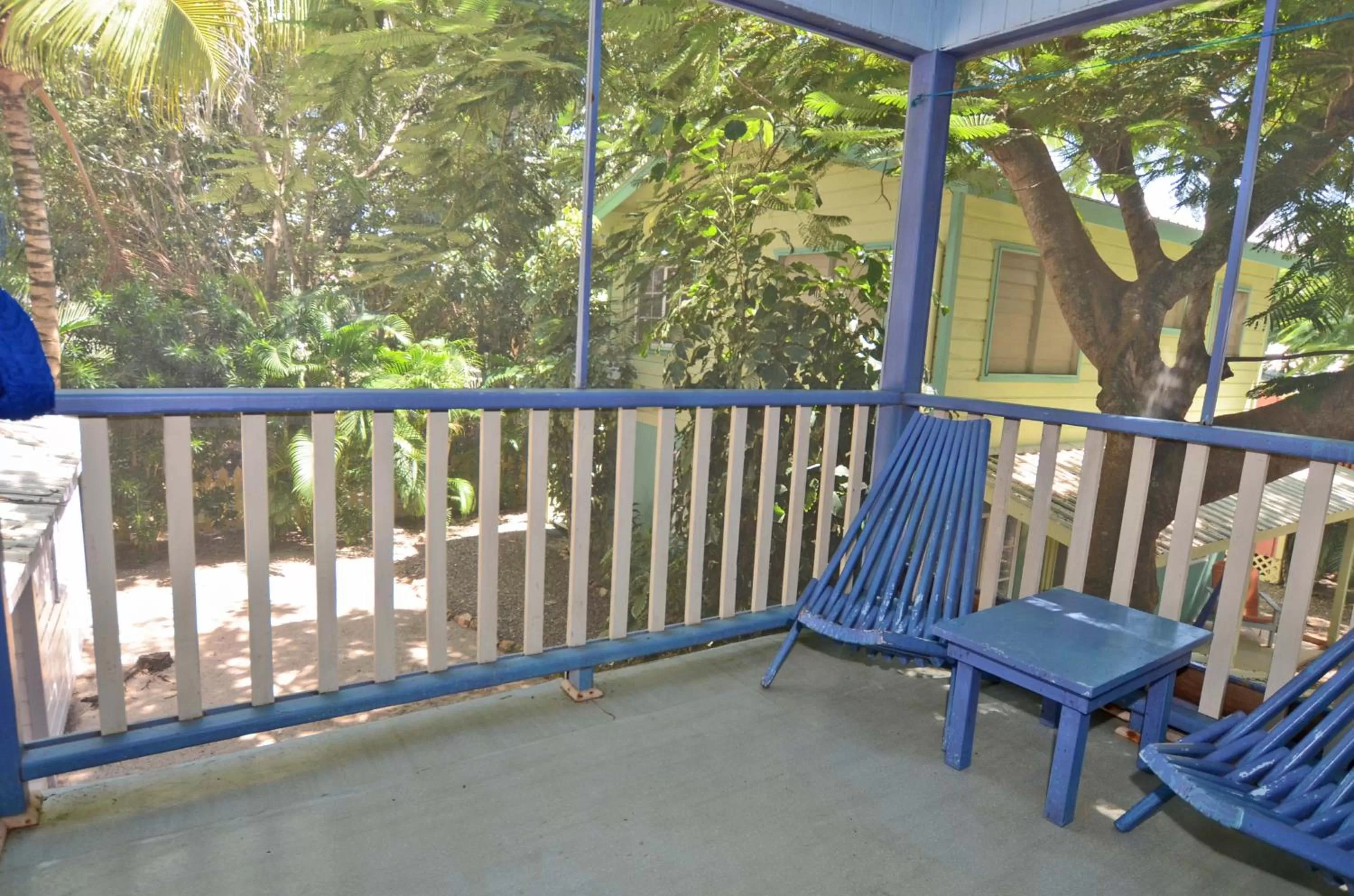 Patio in Placencia Villas