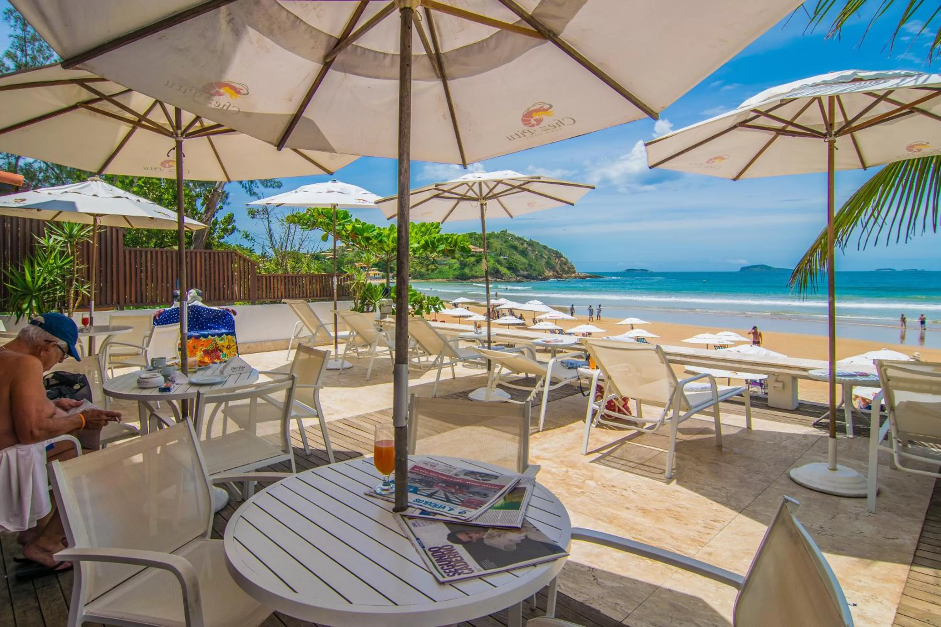 Balcony/Terrace in Chez Pitu Praia Hotel