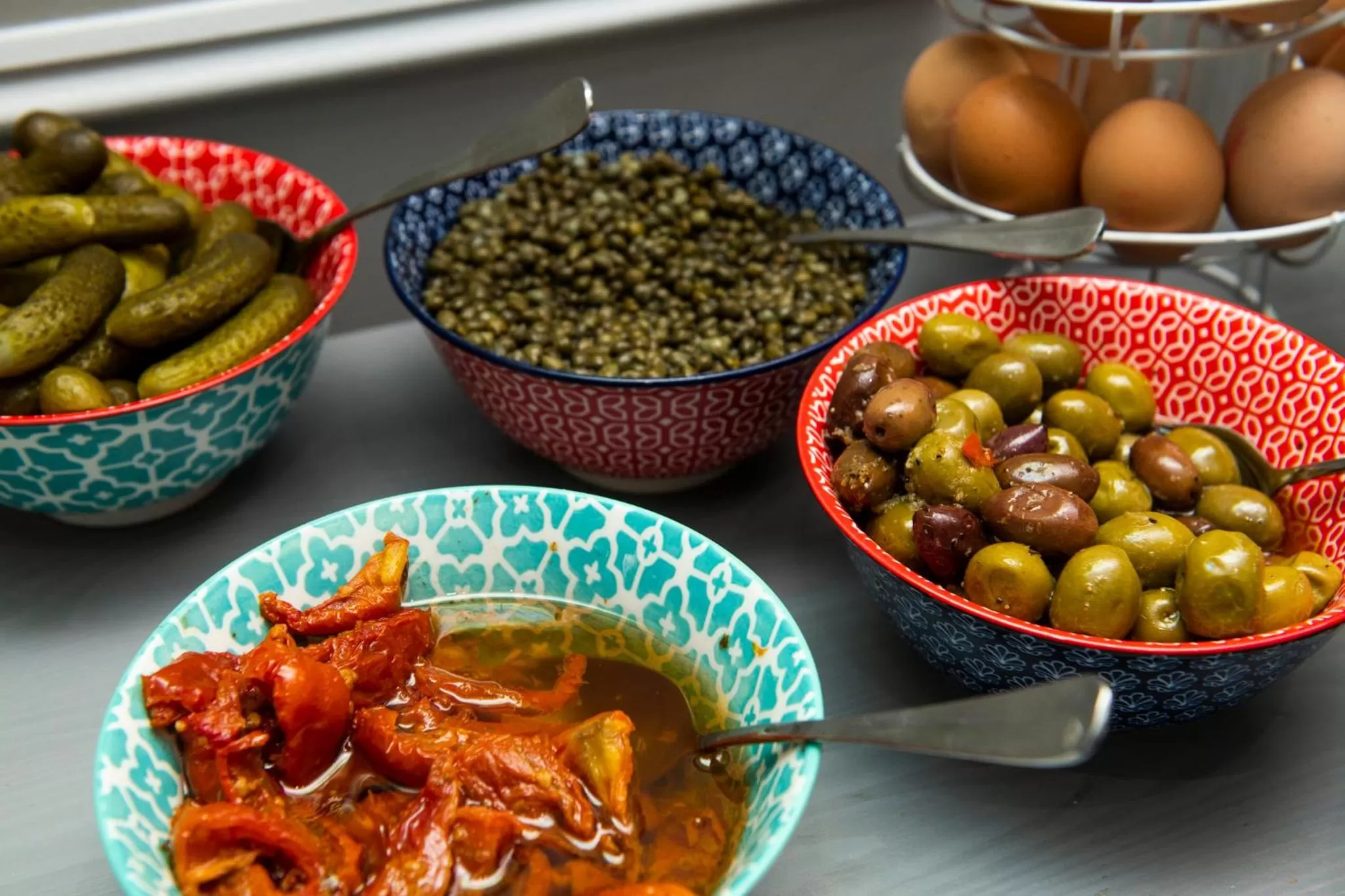 Continental breakfast in The Exhibitionist Hotel