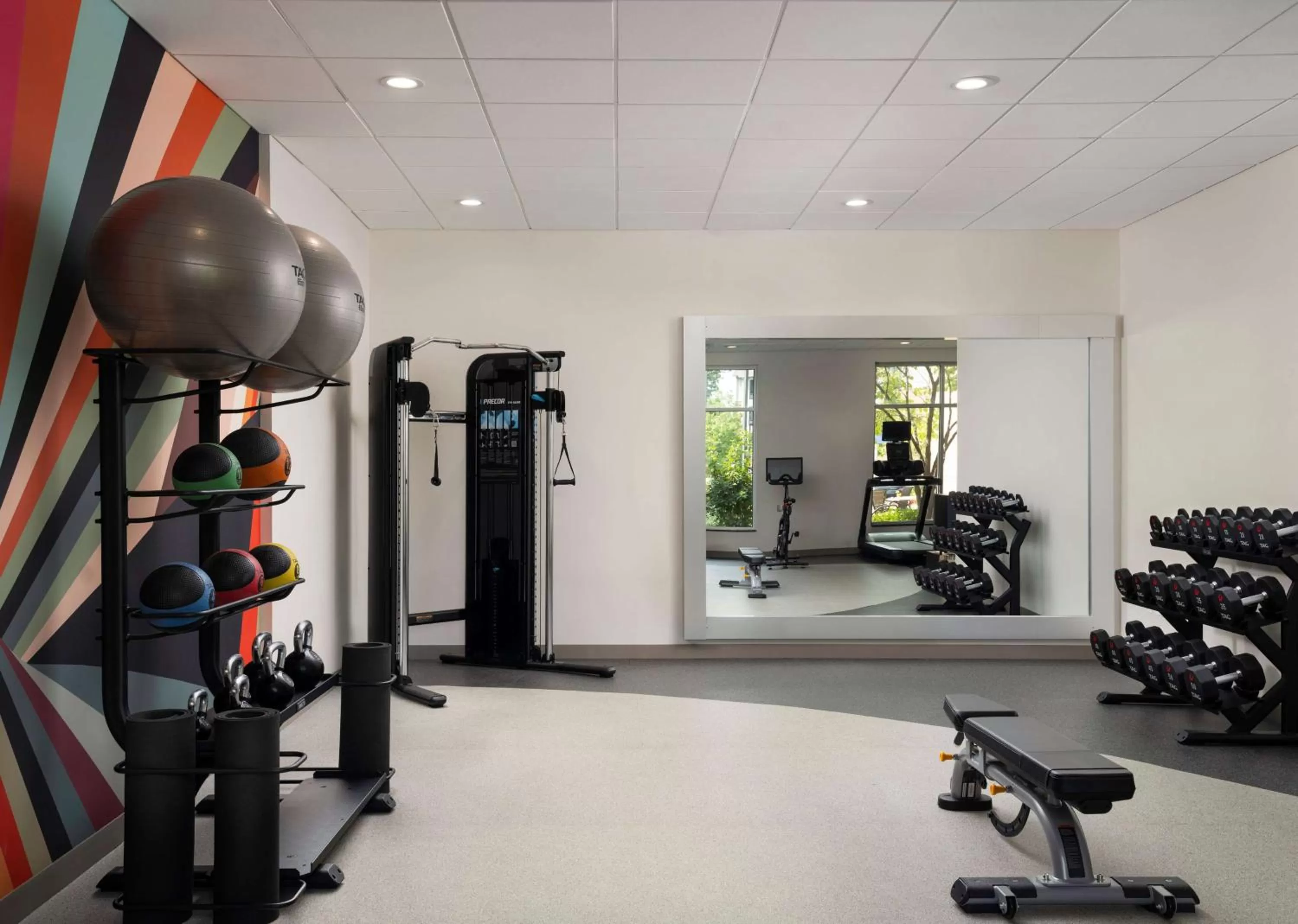 Fitness centre/facilities in Hilton Garden Inn Ann Arbor