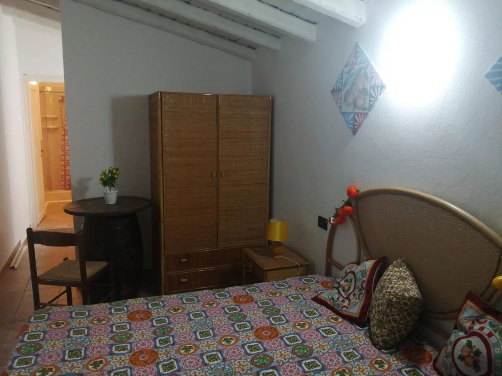 hair dresser, Bed in B&B Sikelia