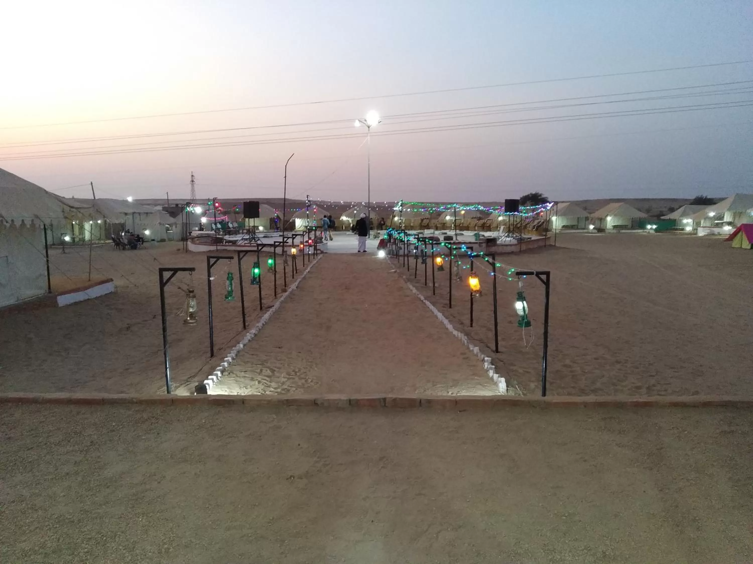 Night in Bhati Desert Camp Sam