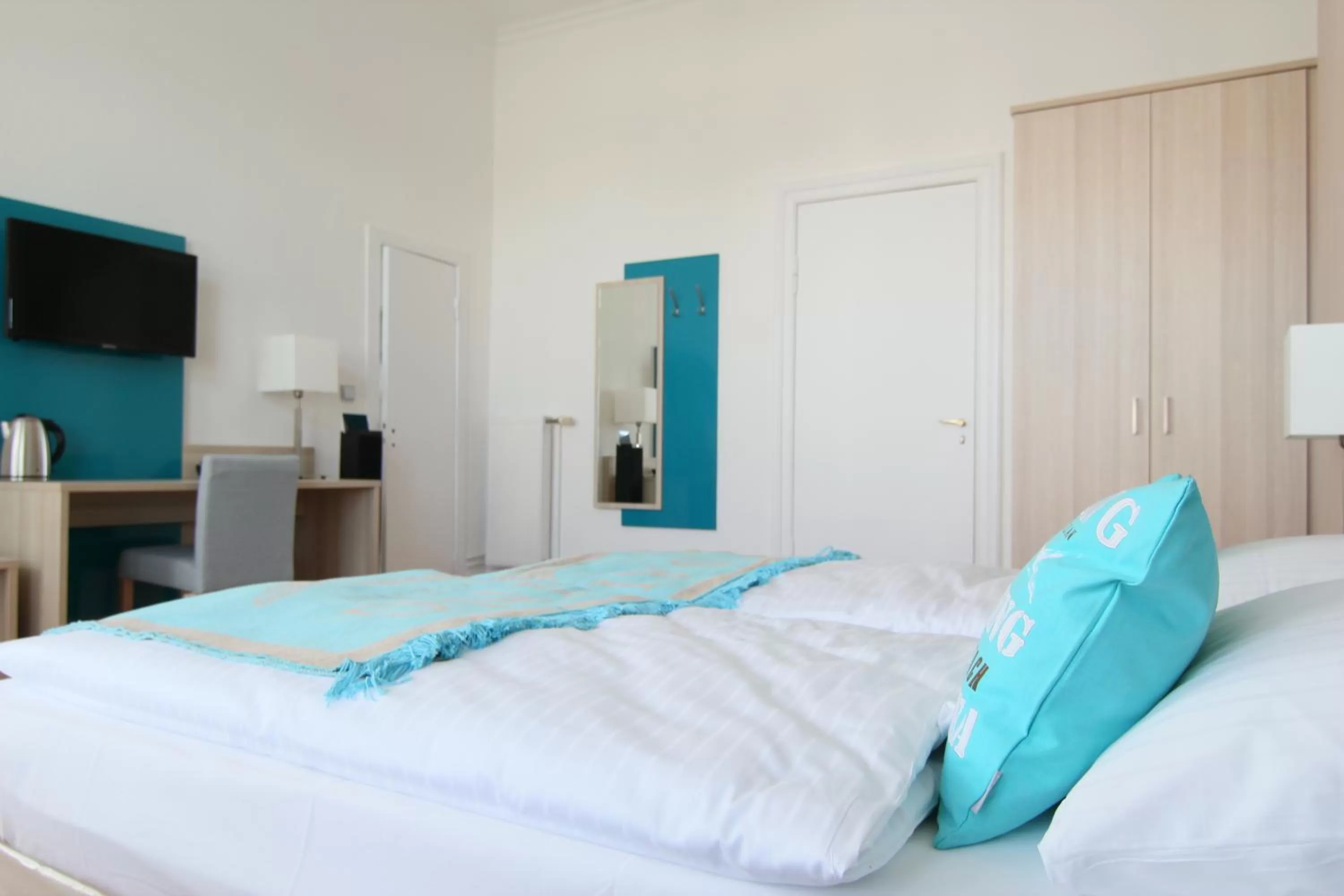 Bed in Villa WellenRausch - Adults Only