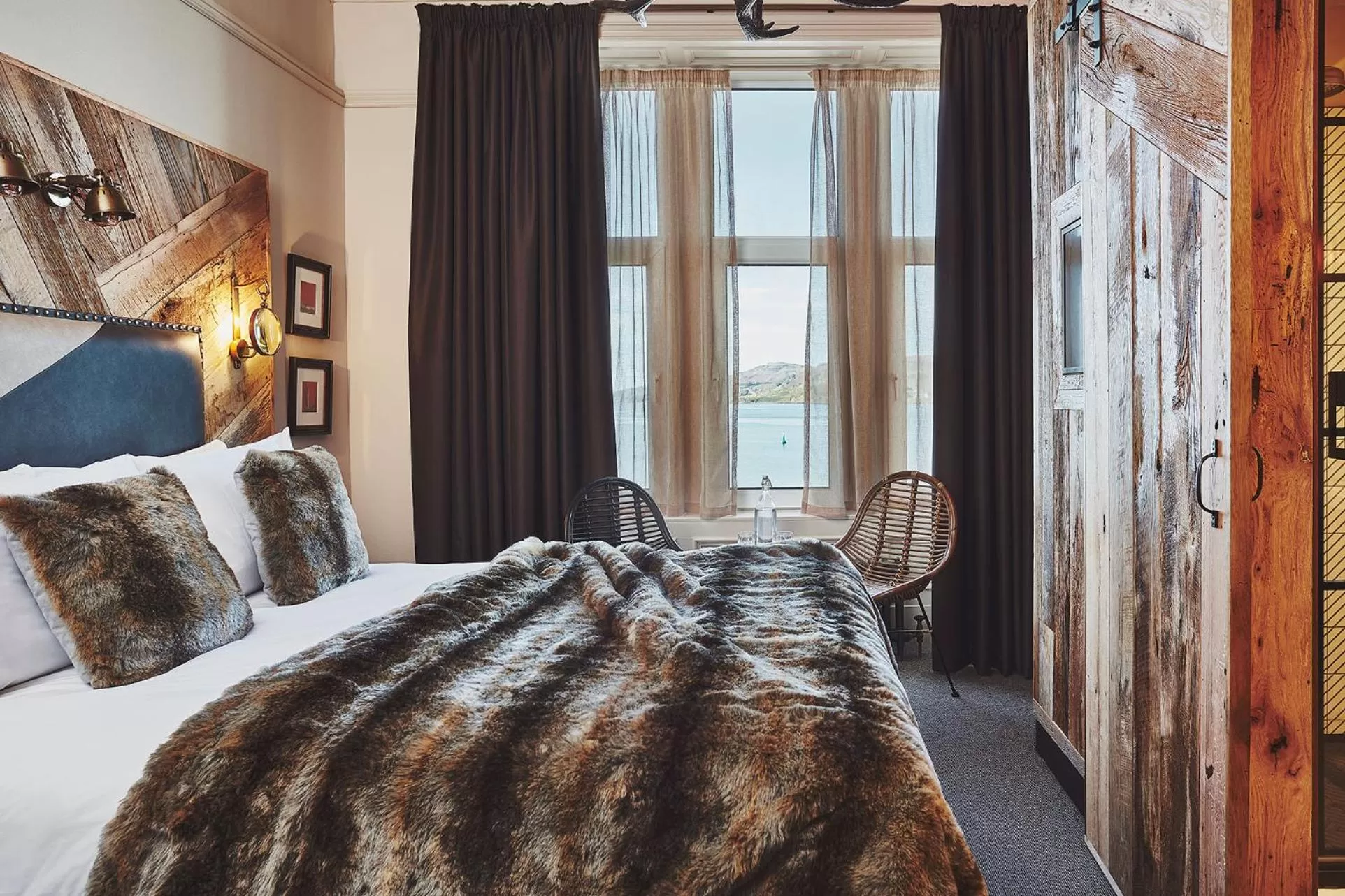 Sea view, Bed in No.26 By The Sea