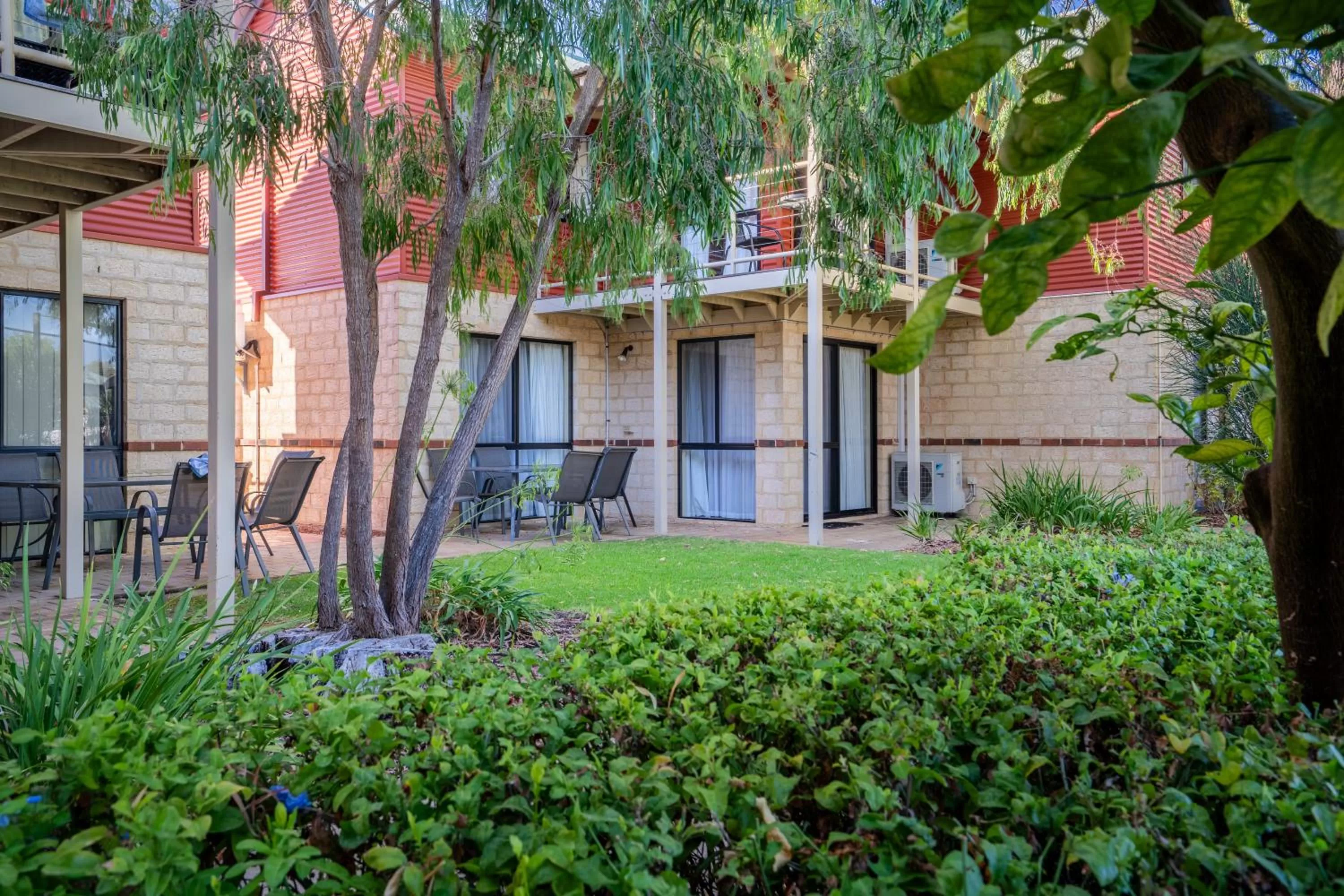 Garden view in Amalfi Resort Busselton's Best Kept Secret