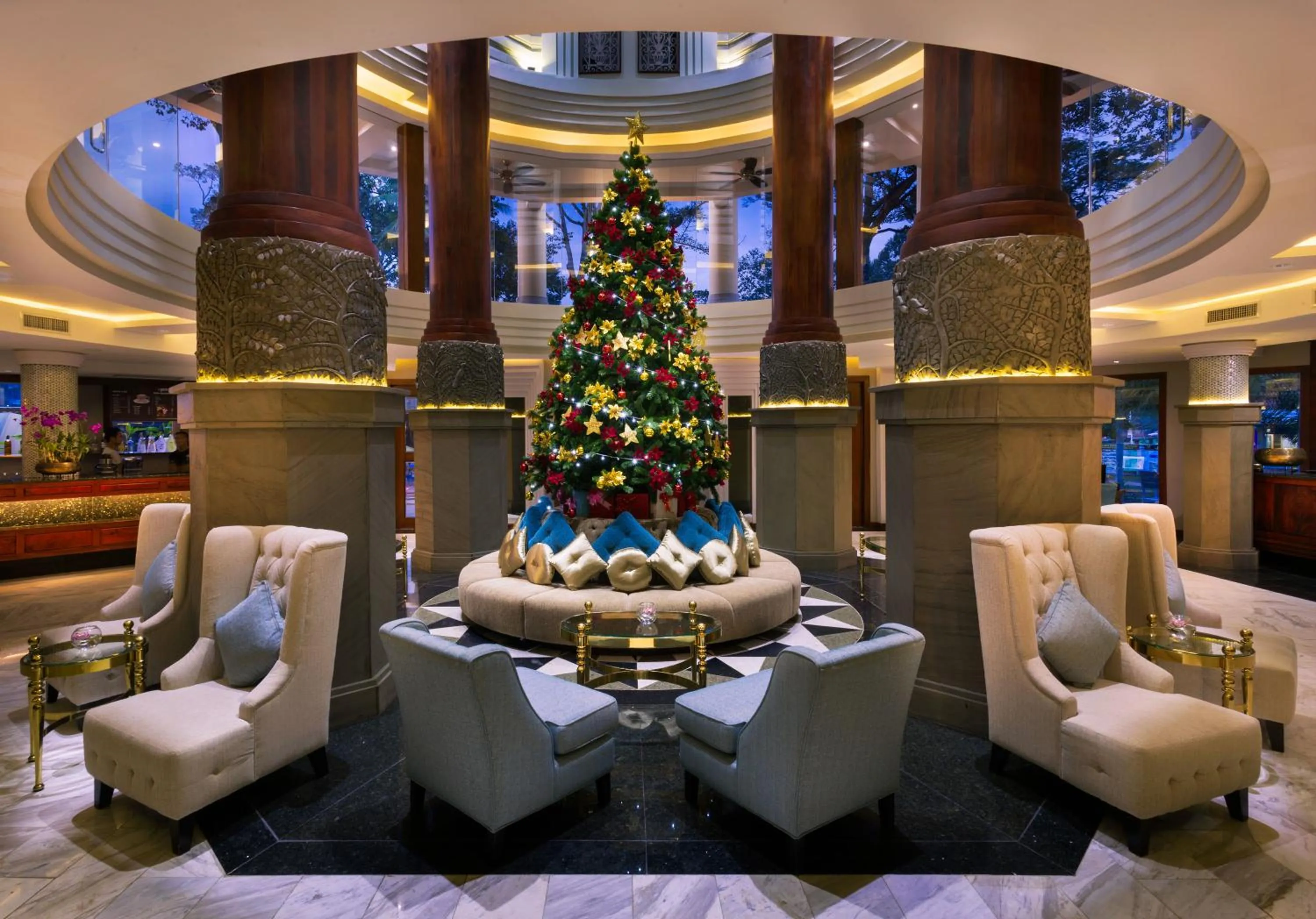 Lobby or reception in J7 Angkor Hotel