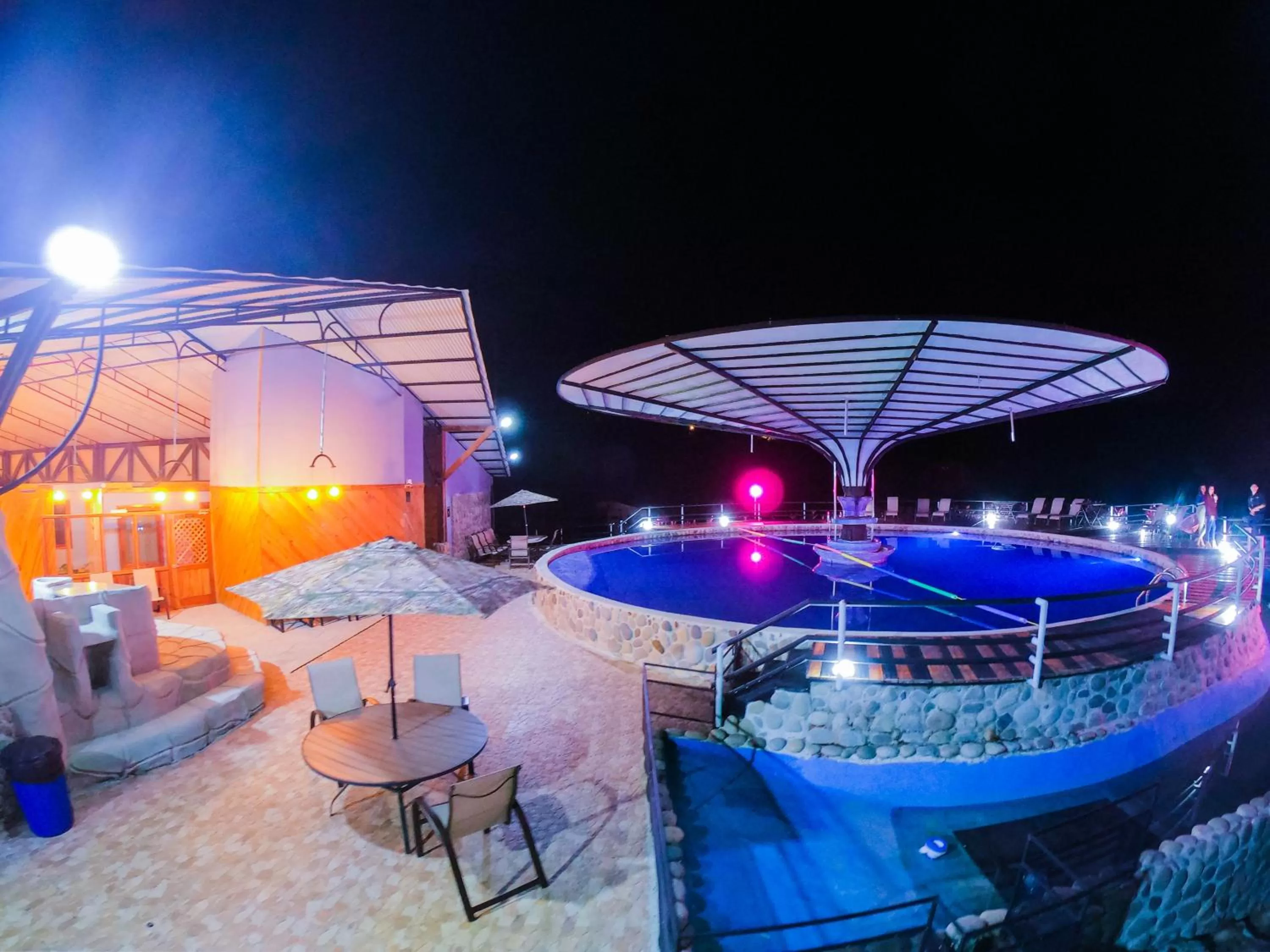 Patio, Swimming Pool in Hotel Hacienda Don Paolo