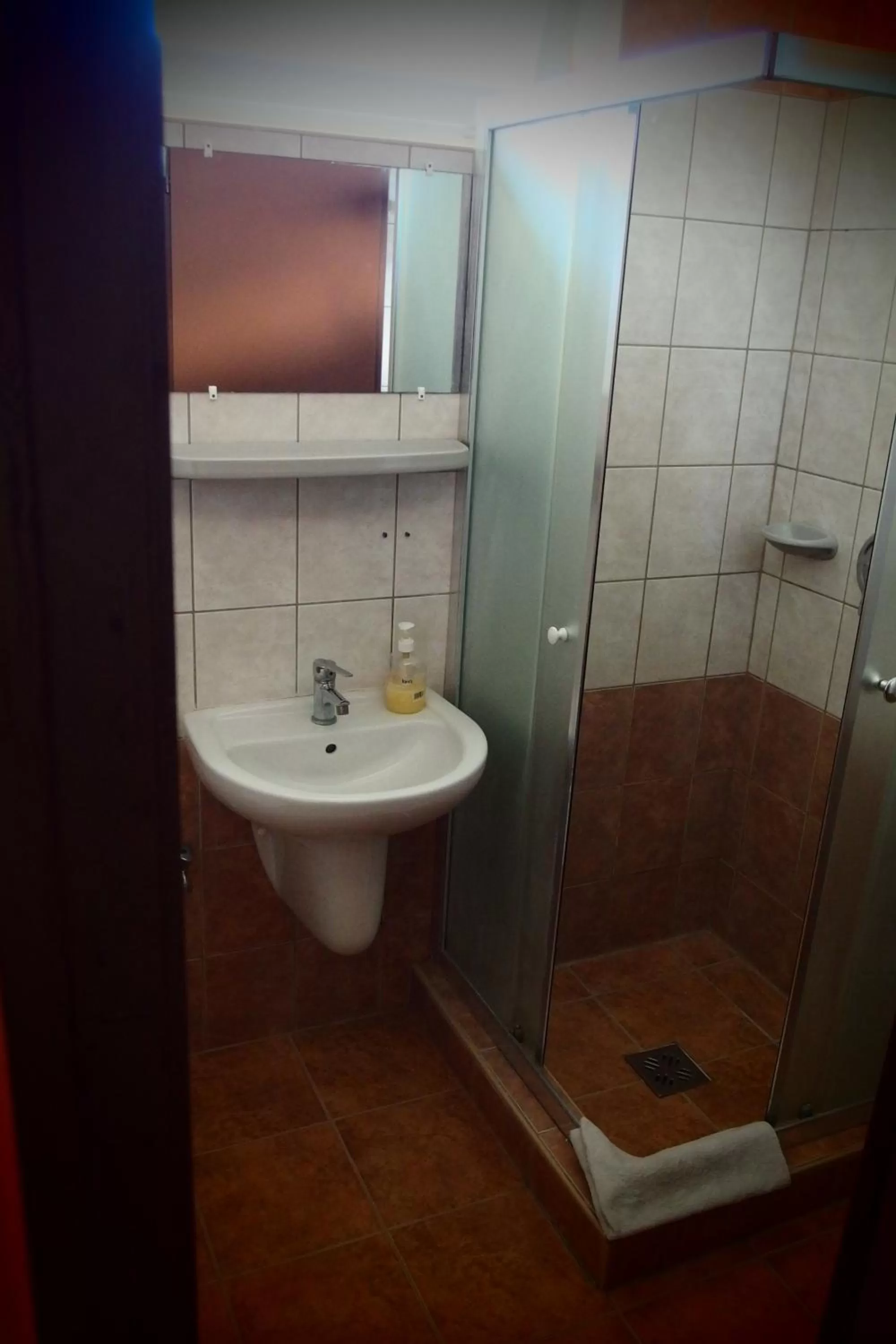 Bathroom, Kitchen/Kitchenette in Romantik Étterem - Panzió