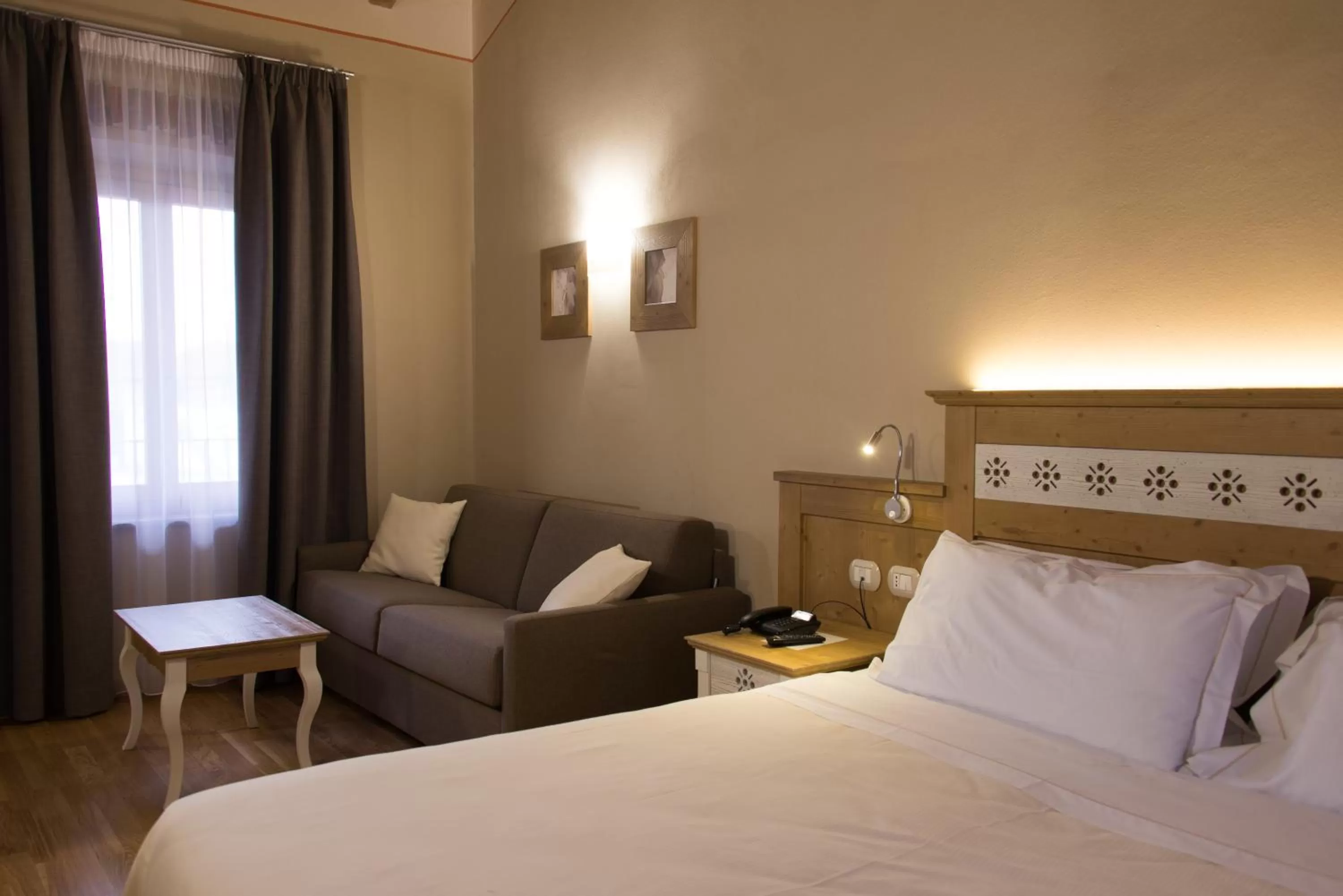 Bed in Hotel Sesmones