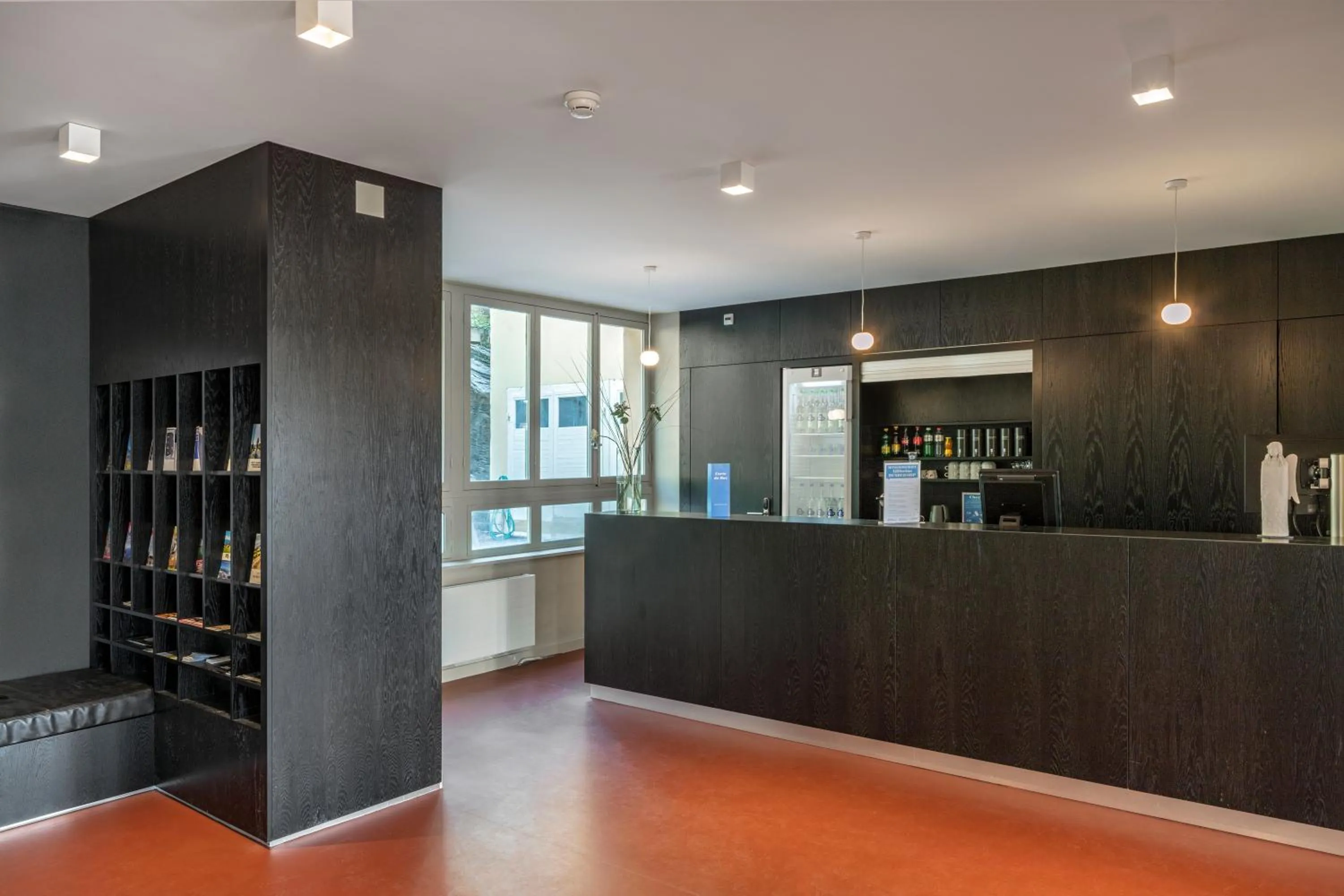 Lobby or reception in Crans-Montana Youth Hostel