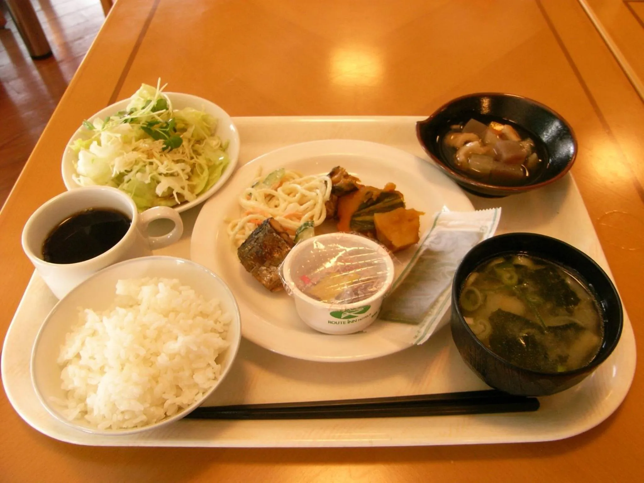 Food in Hotel Route-Inn Aso Kumamoto Airport Ekimae