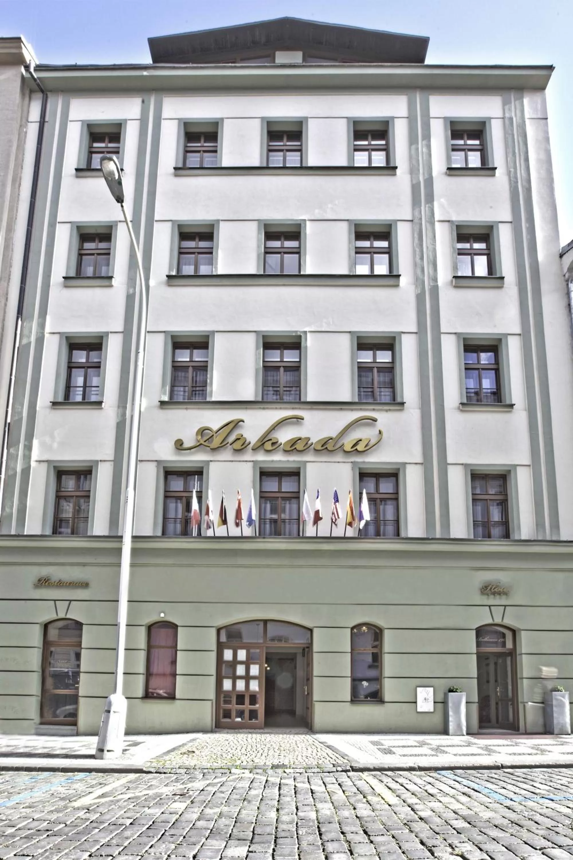Facade/entrance in Arkada Hotel Praha